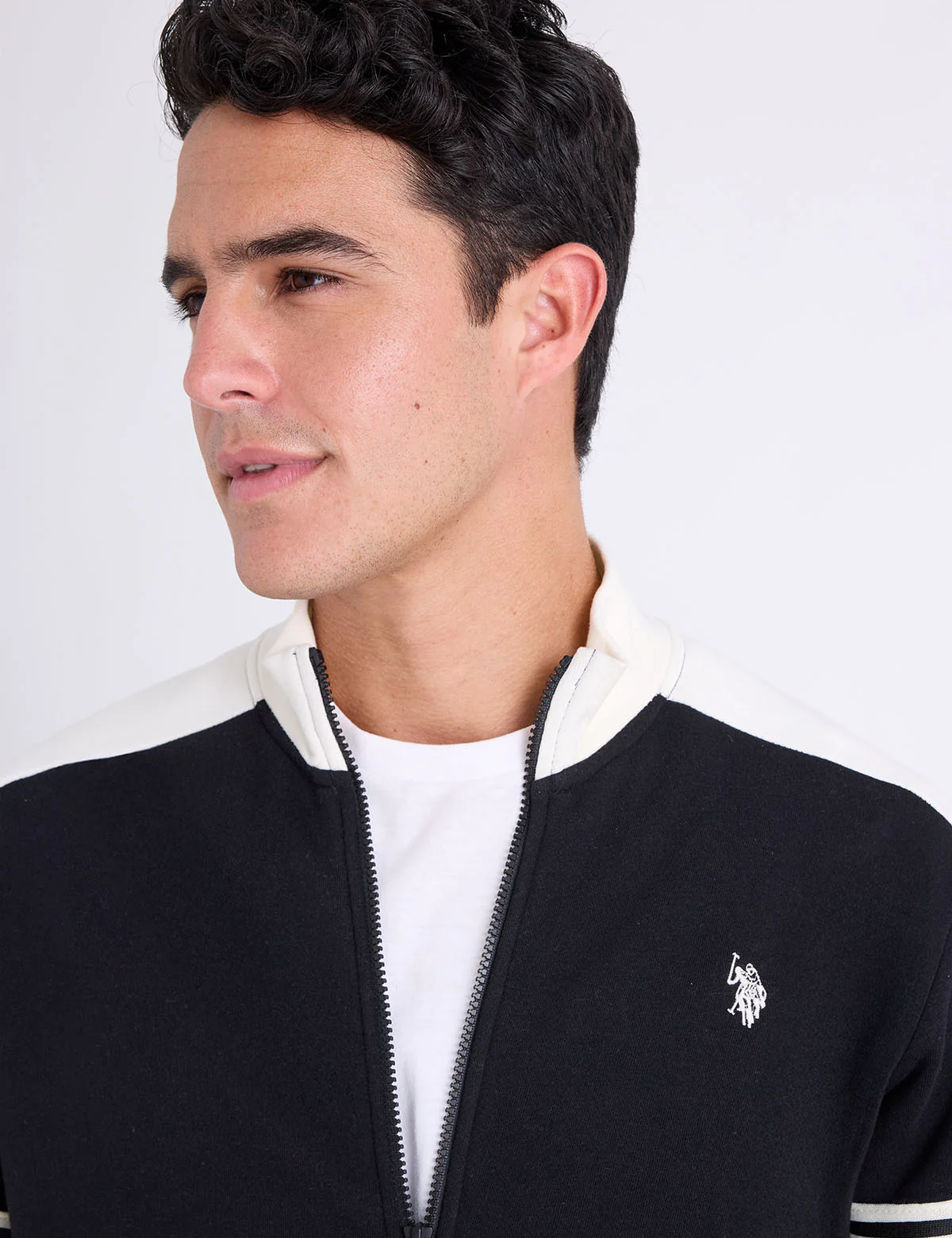 TRICOT TAPE FULL ZIP FLEECE TRACK JACKET - Image 11