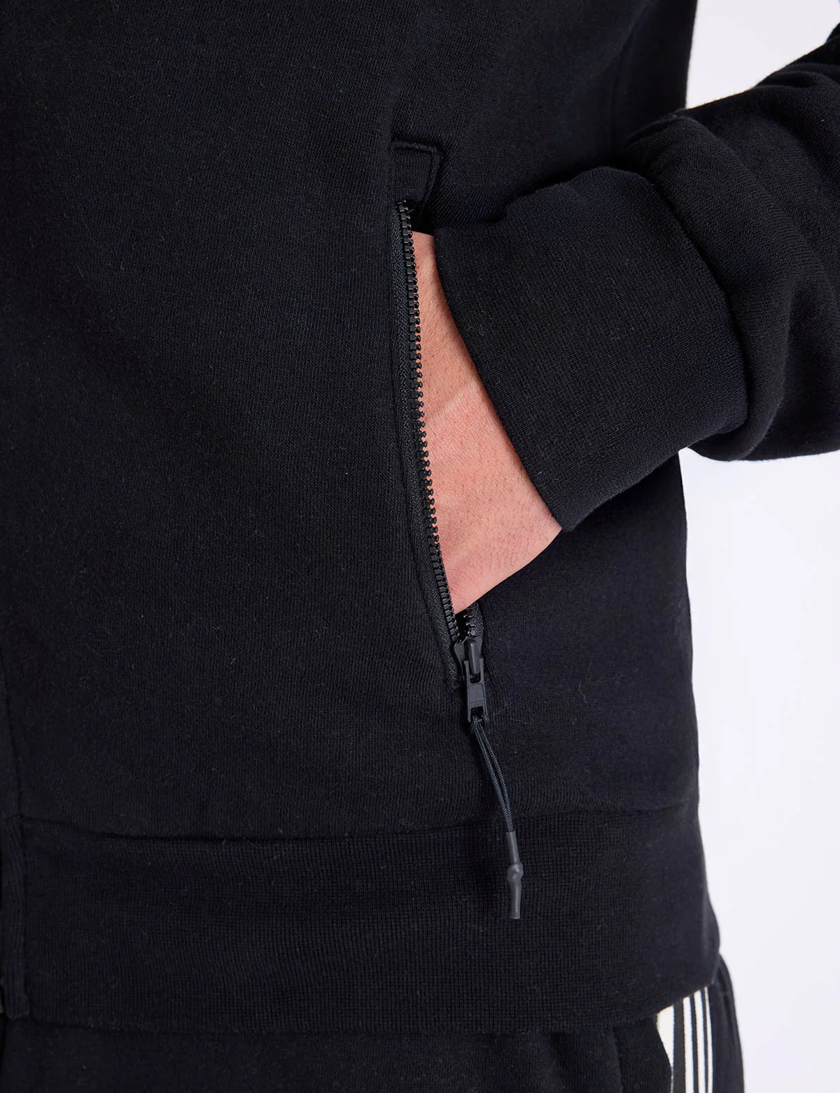 TRICOT TAPE FULL ZIP FLEECE TRACK JACKET - Image 12