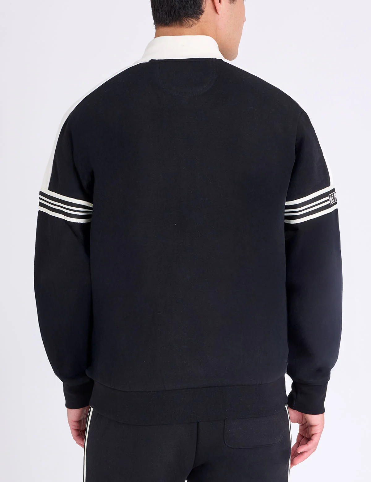 TRICOT TAPE FULL ZIP FLEECE TRACK JACKET - Image 13