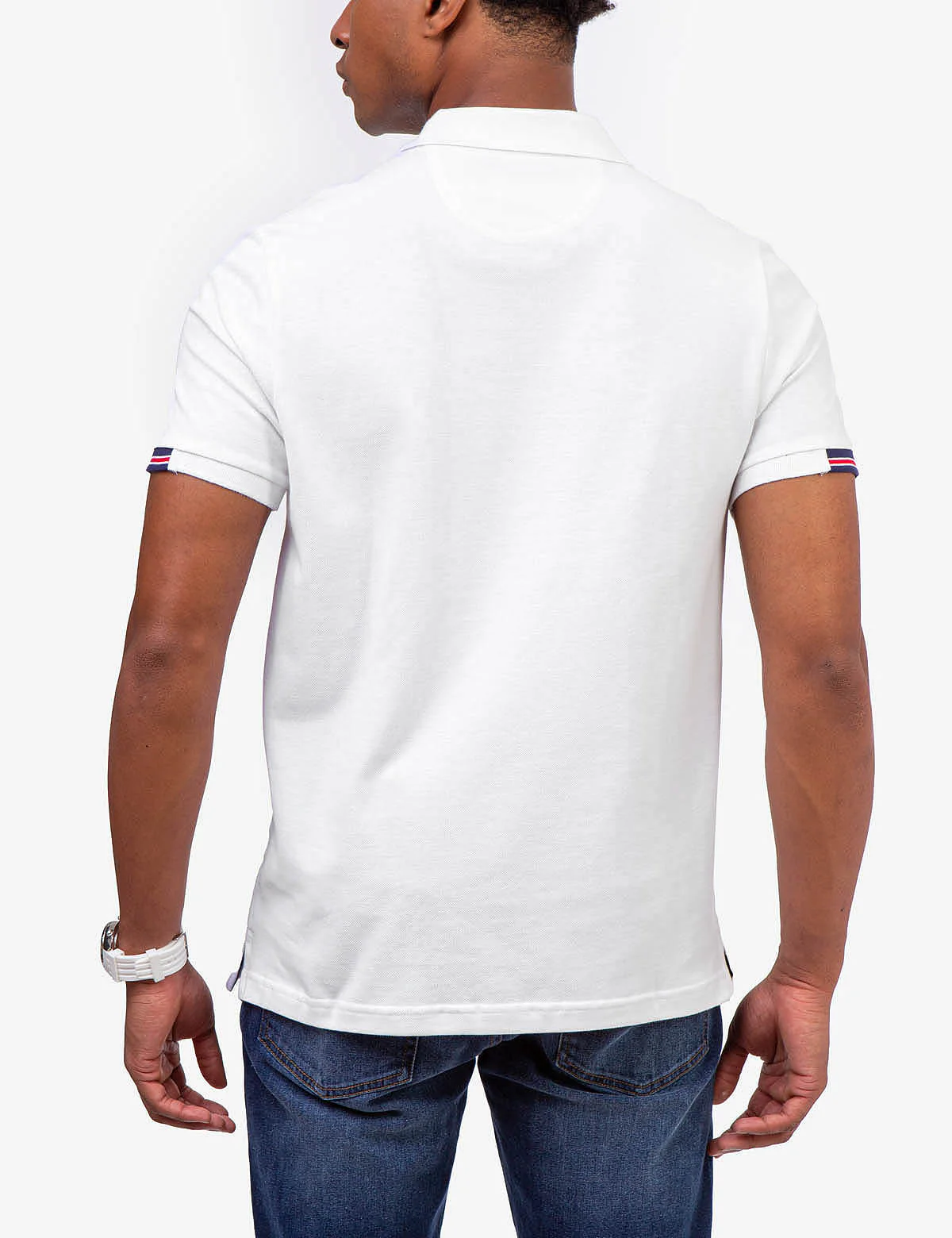 TRICOT TAPE PIECED POLO SHIRT - Image 4