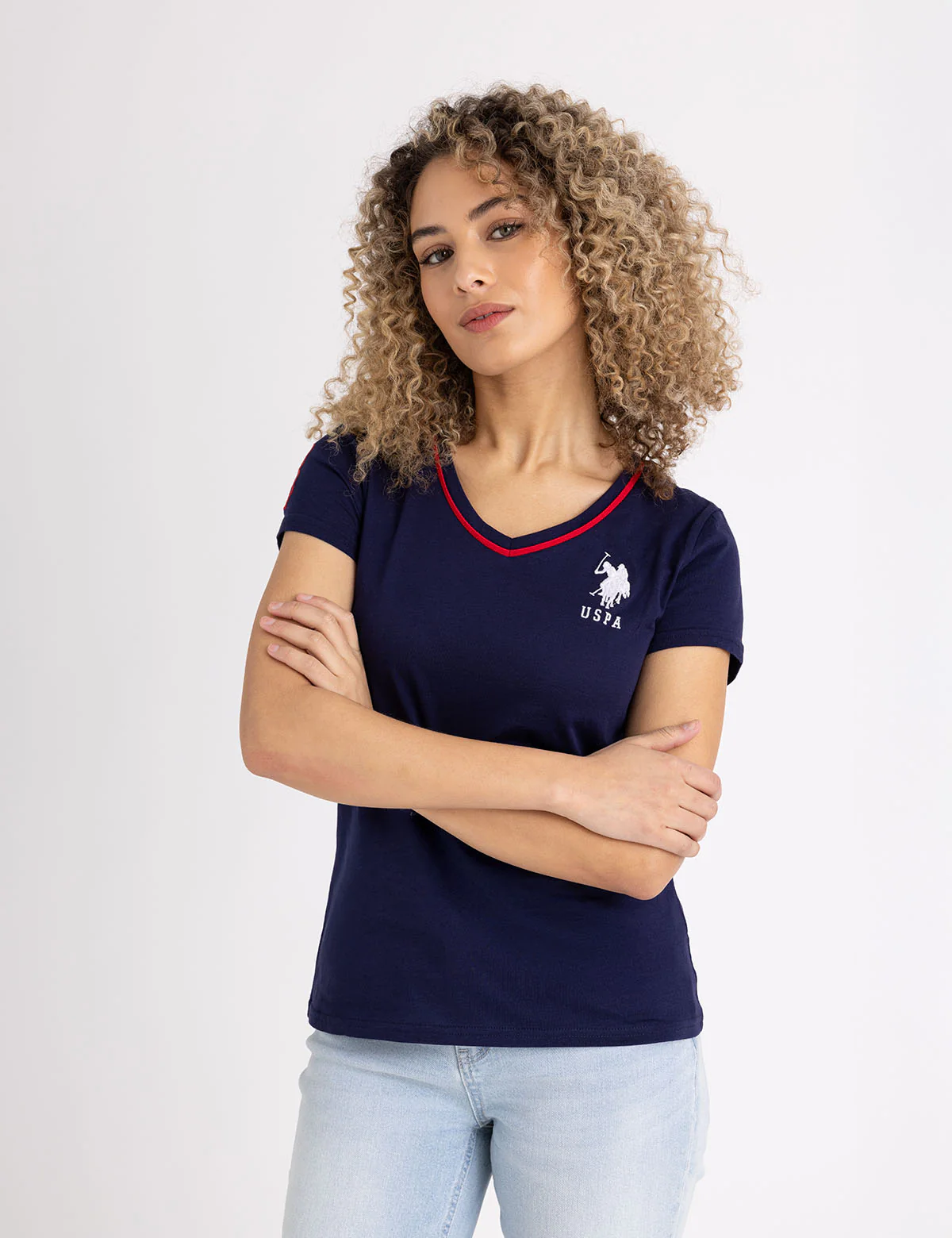 TRIPLE CROWN V-NECK T-SHIRT - Image 2