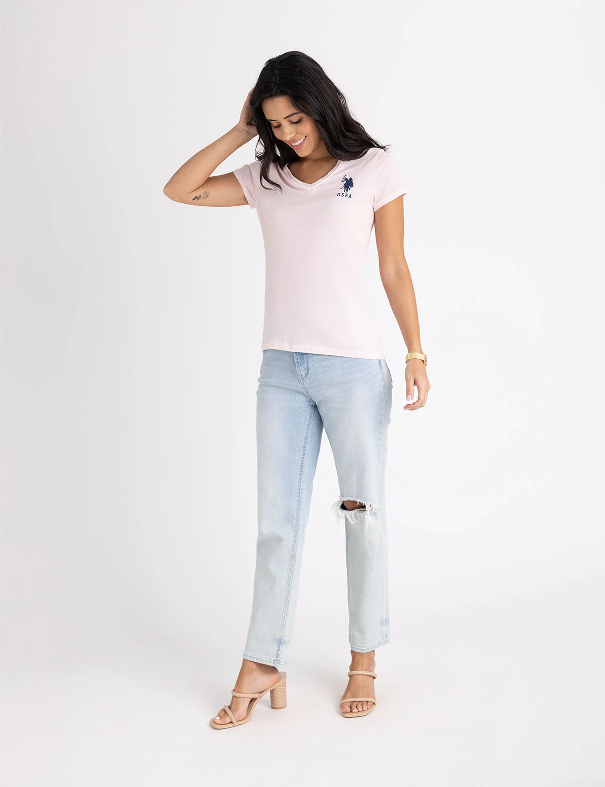 TRIPLE CROWN V-NECK T-SHIRT - Image 2