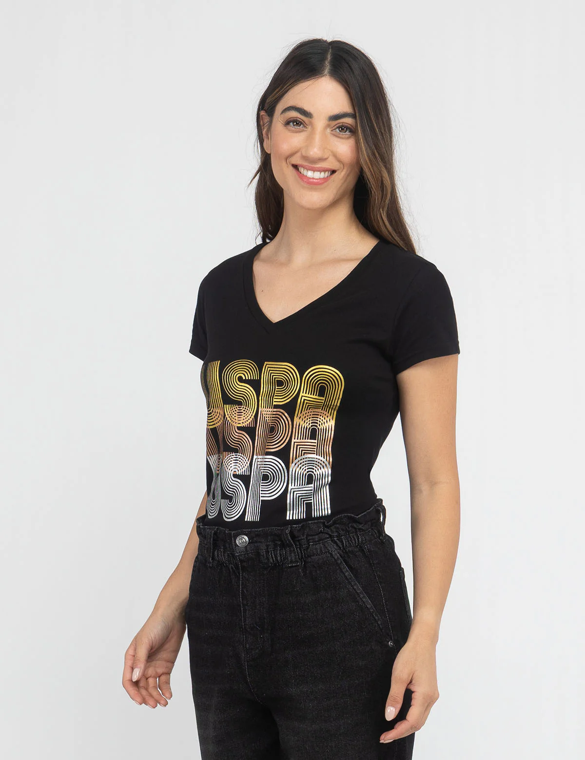 TRIPLE USPA V-NECK T-SHIRT - Image 4