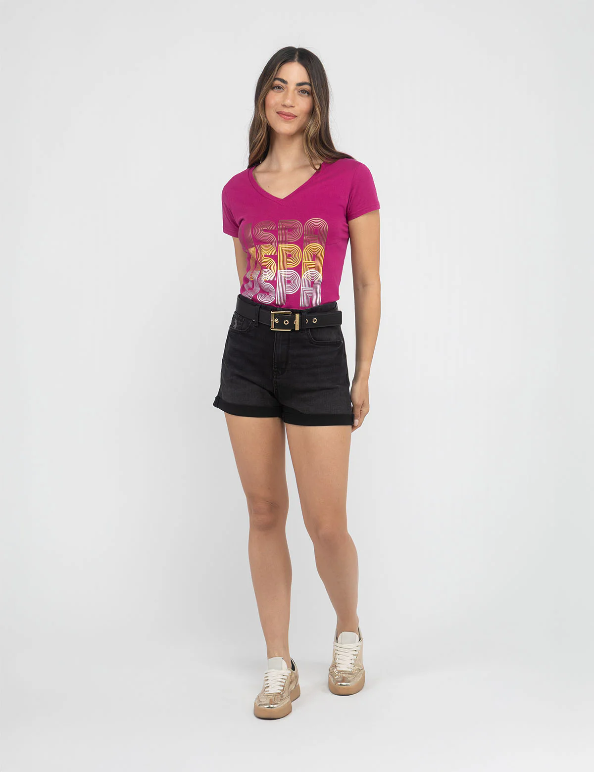 TRIPLE USPA V-NECK T-SHIRT - Image 9