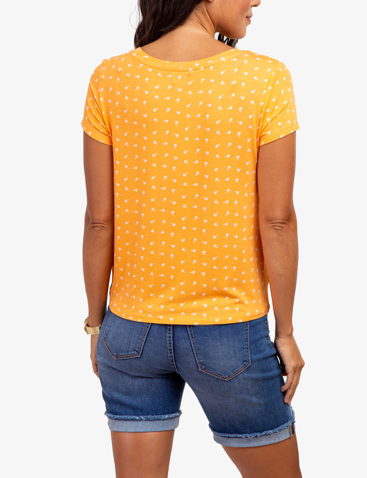 TWIST FRONT CREW NECK T-SHIRT - Image 4