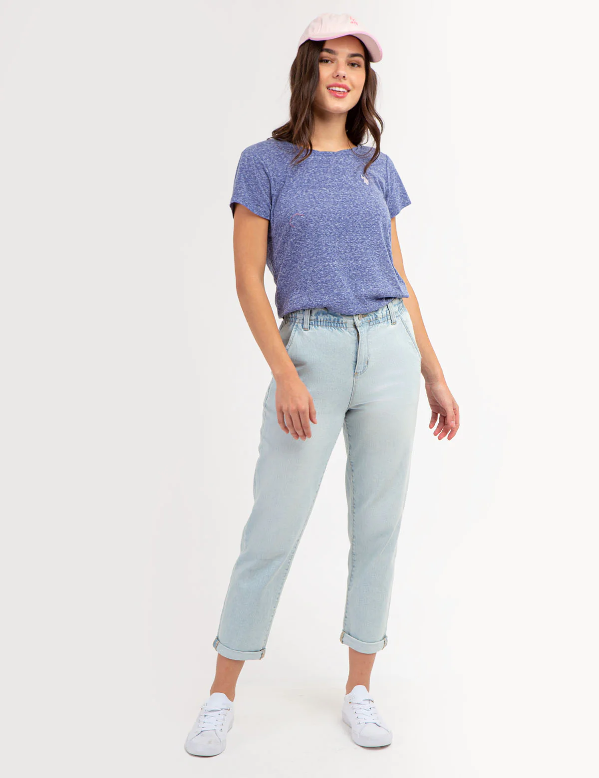 TWIST NECK SNOW YARN T-SHIRT - Image 10