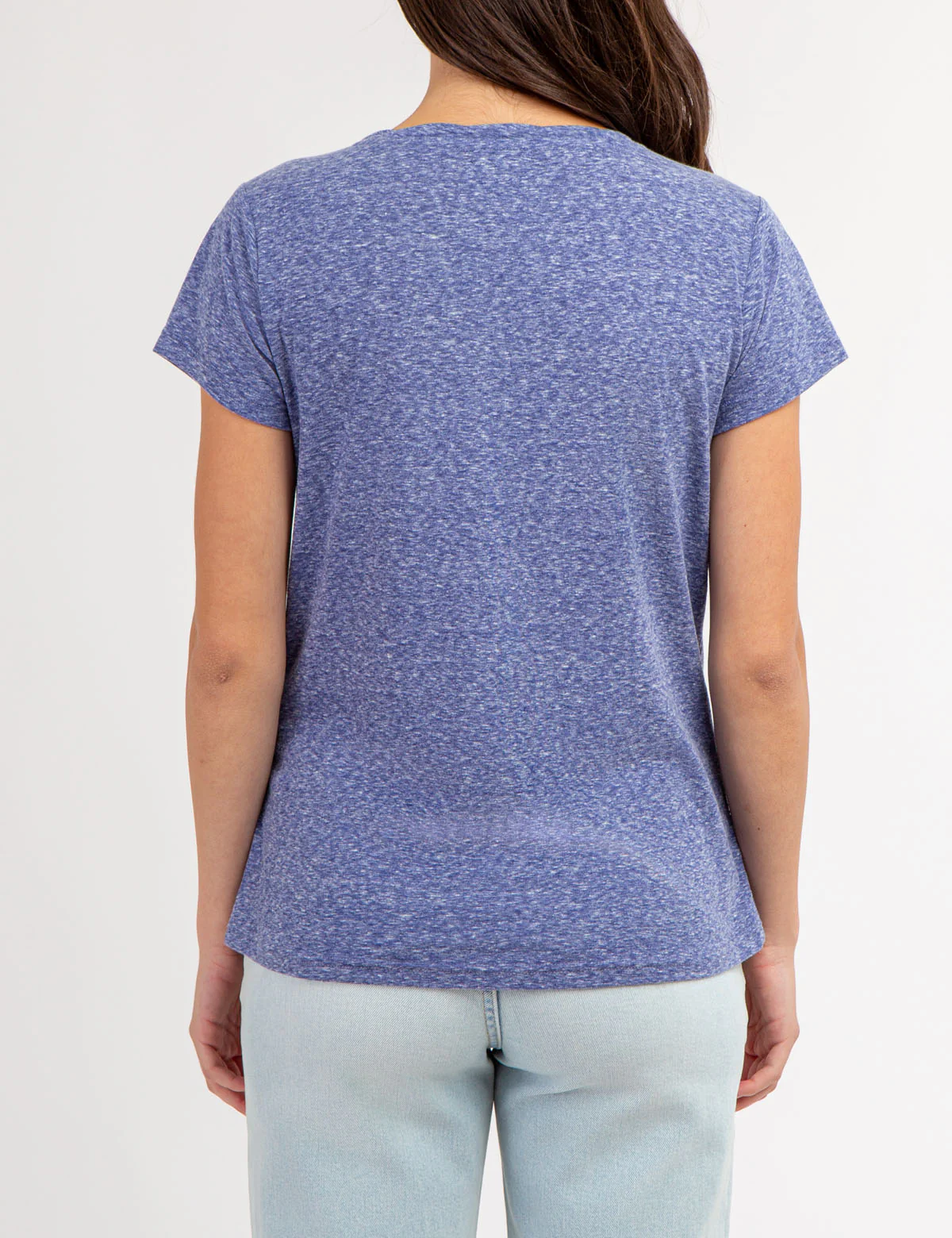 TWIST NECK SNOW YARN T-SHIRT - Image 11
