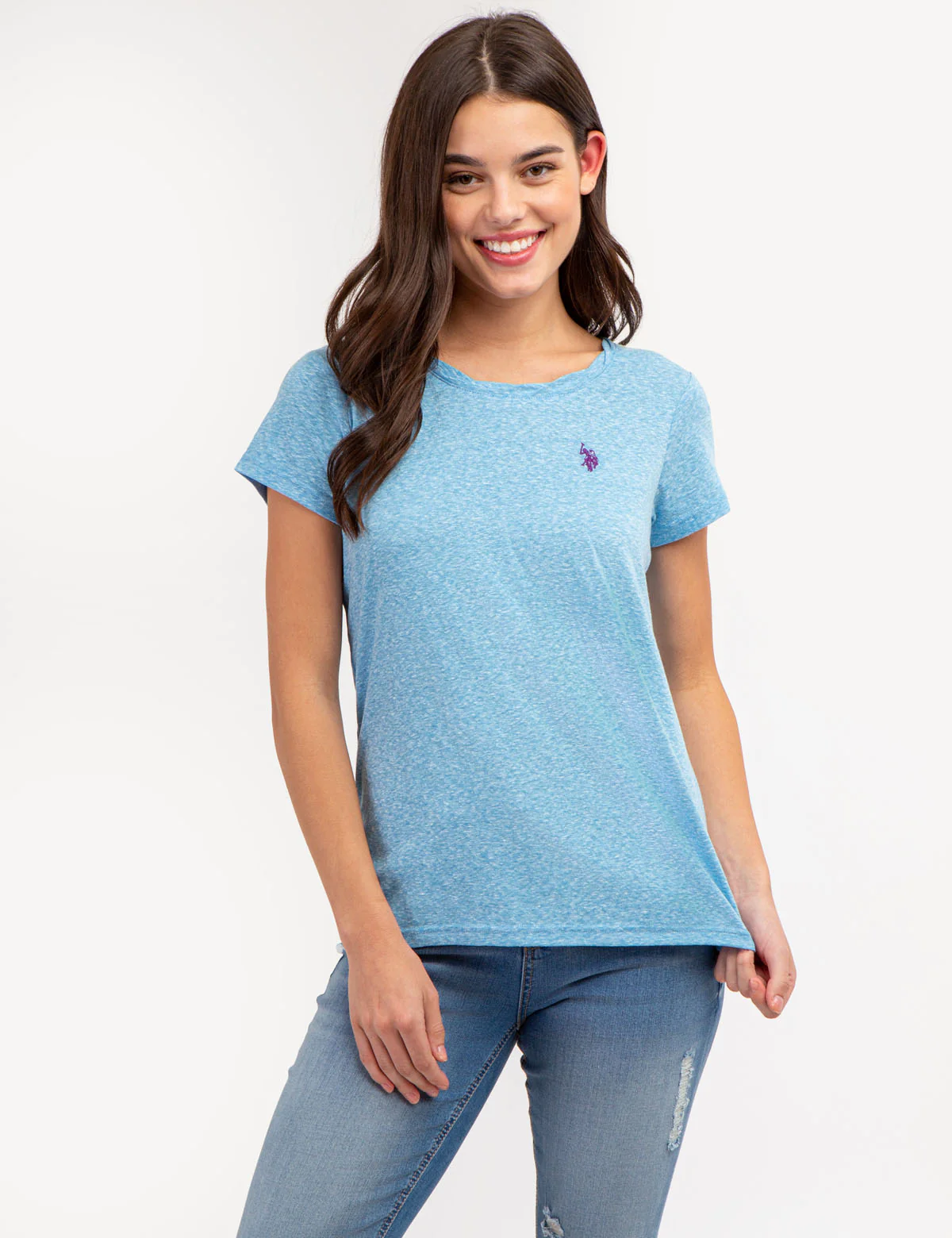 TWIST NECK SNOW YARN T-SHIRT - Image 4