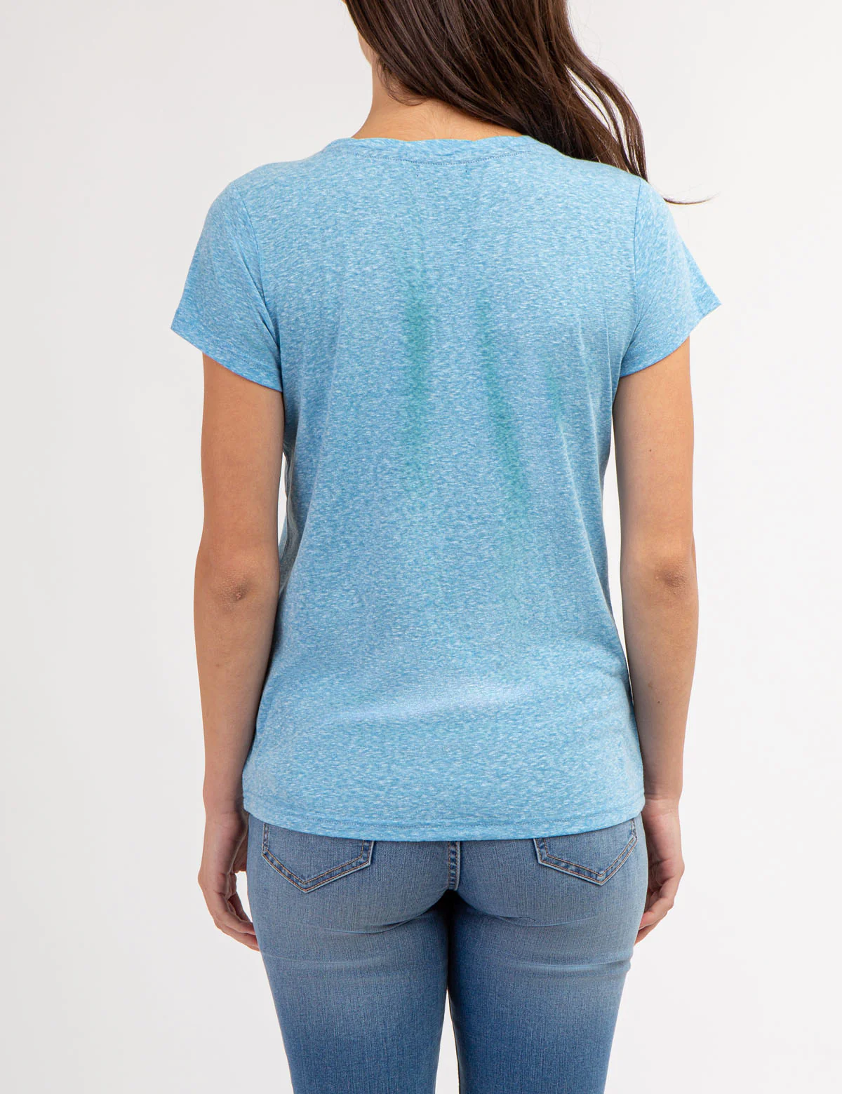 TWIST NECK SNOW YARN T-SHIRT - Image 5