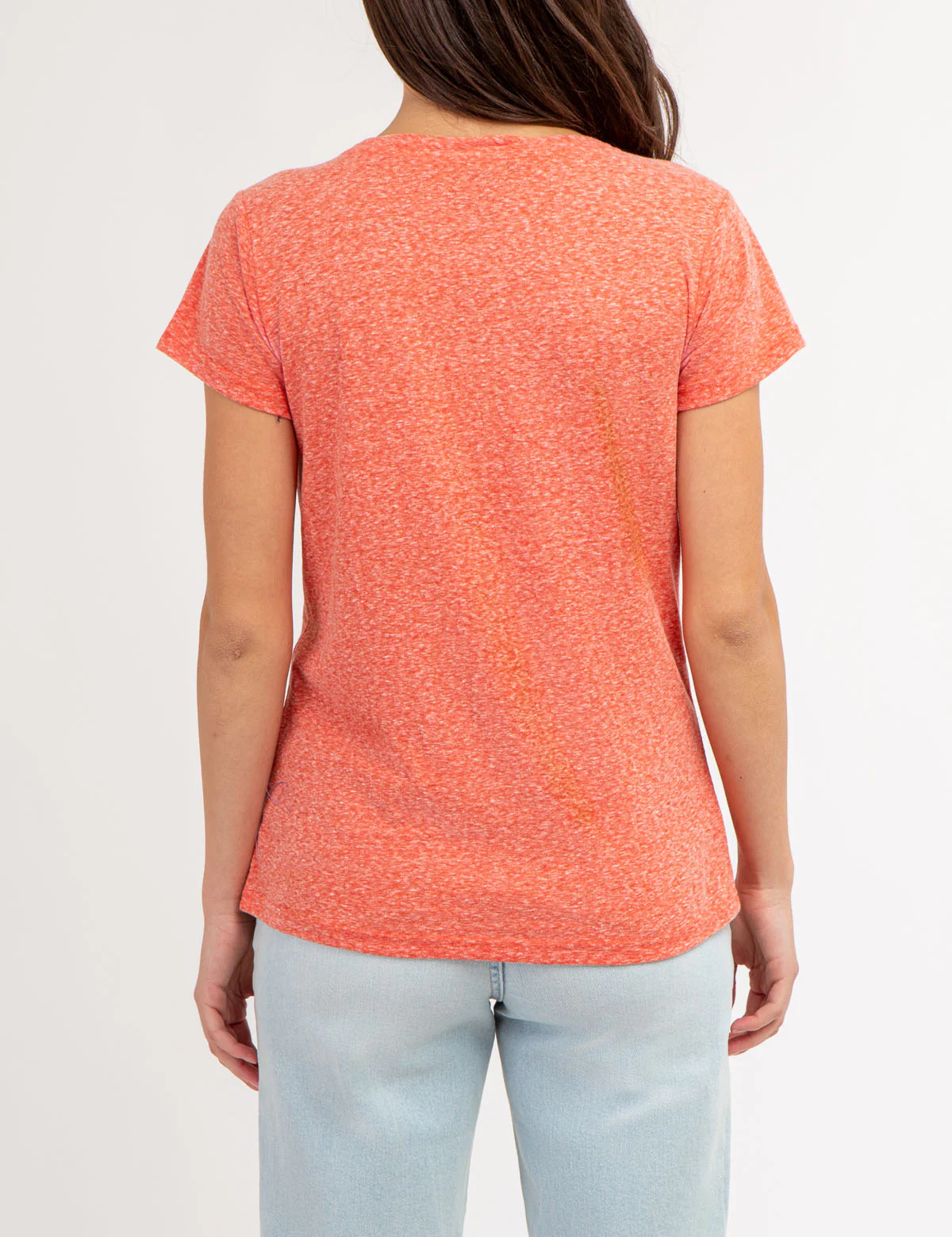 TWIST NECK SNOW YARN T-SHIRT - Image 8