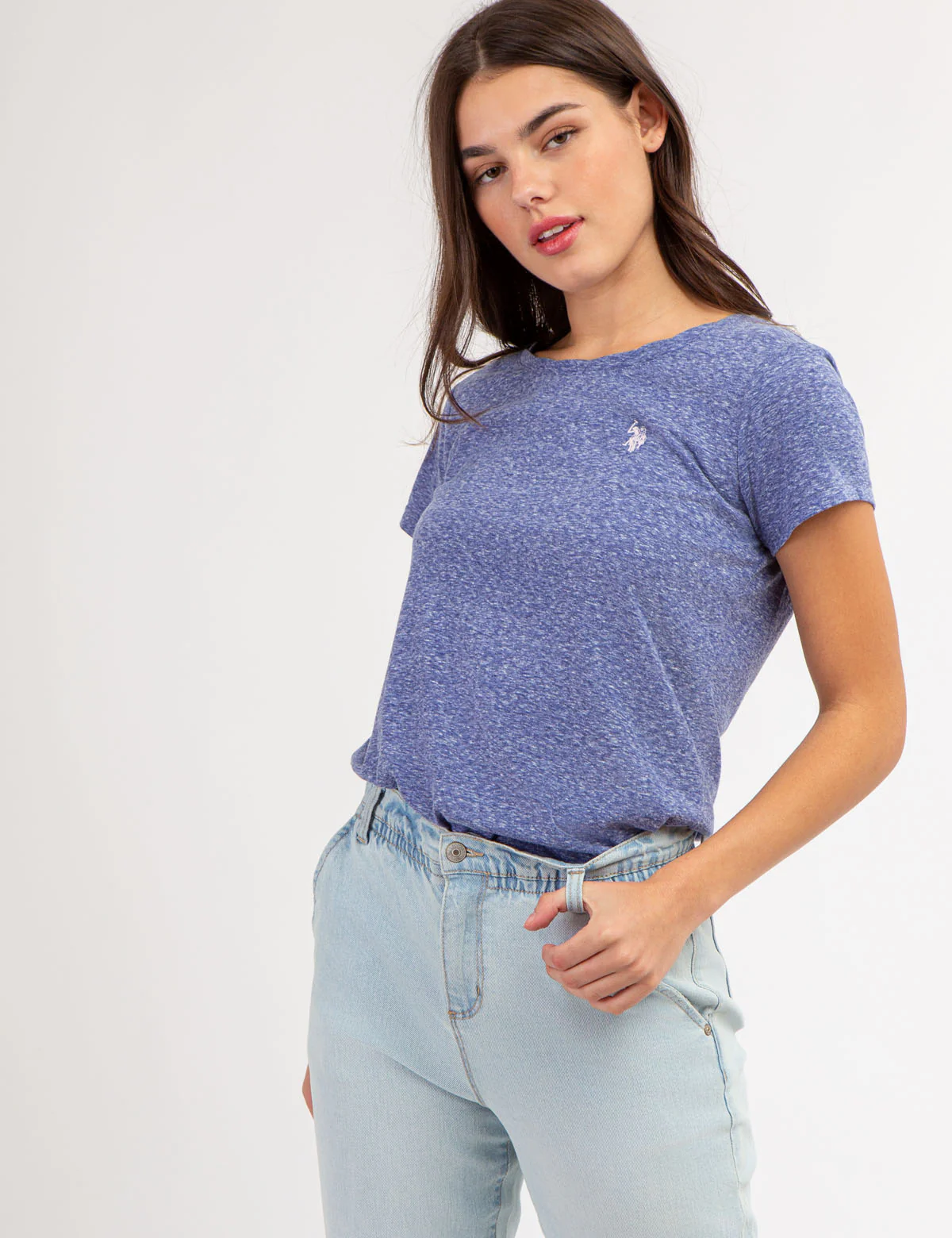 TWIST NECK SNOW YARN T-SHIRT - Image 9