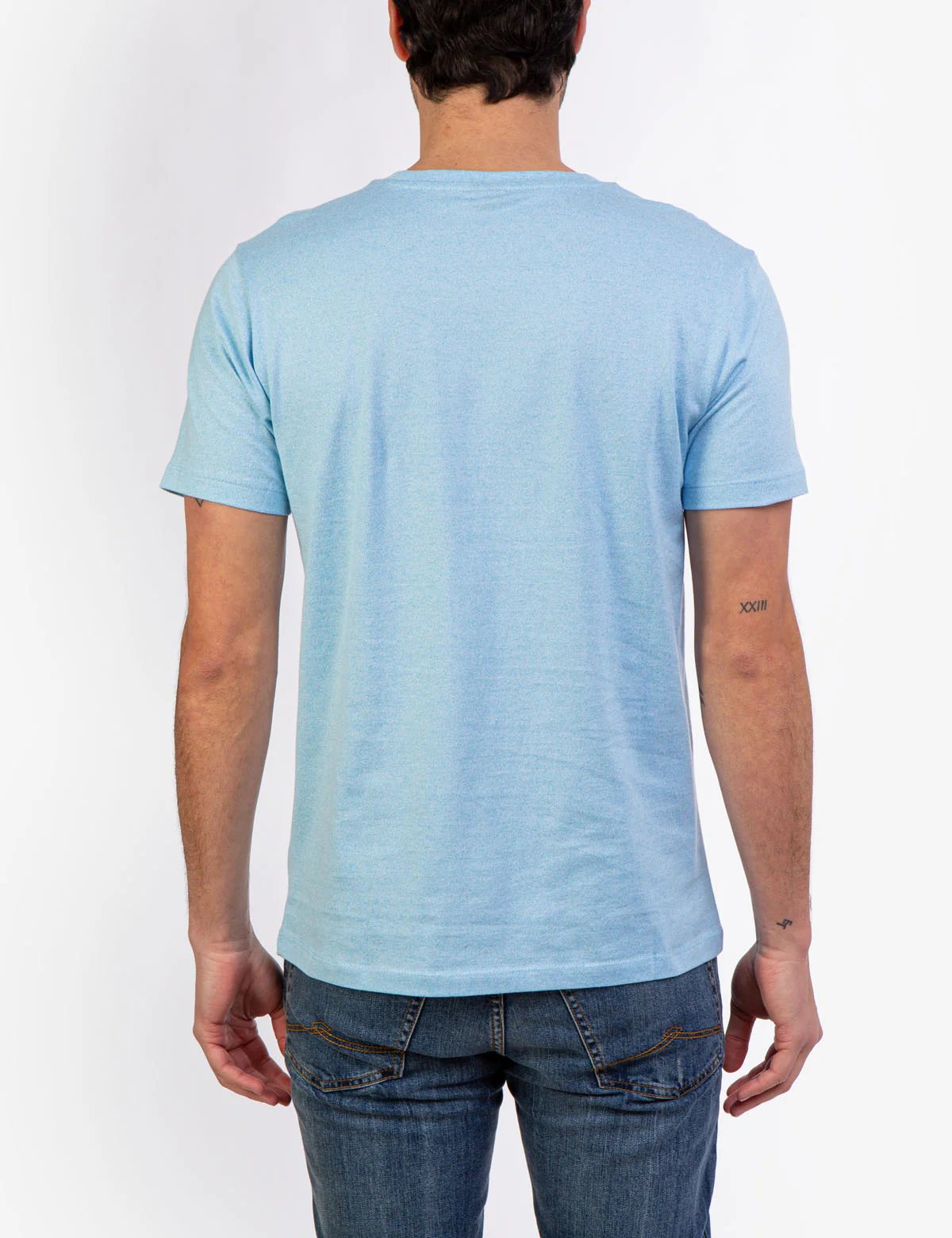 TWISTED YARN CREW NECK T-SHIRT - Image 9