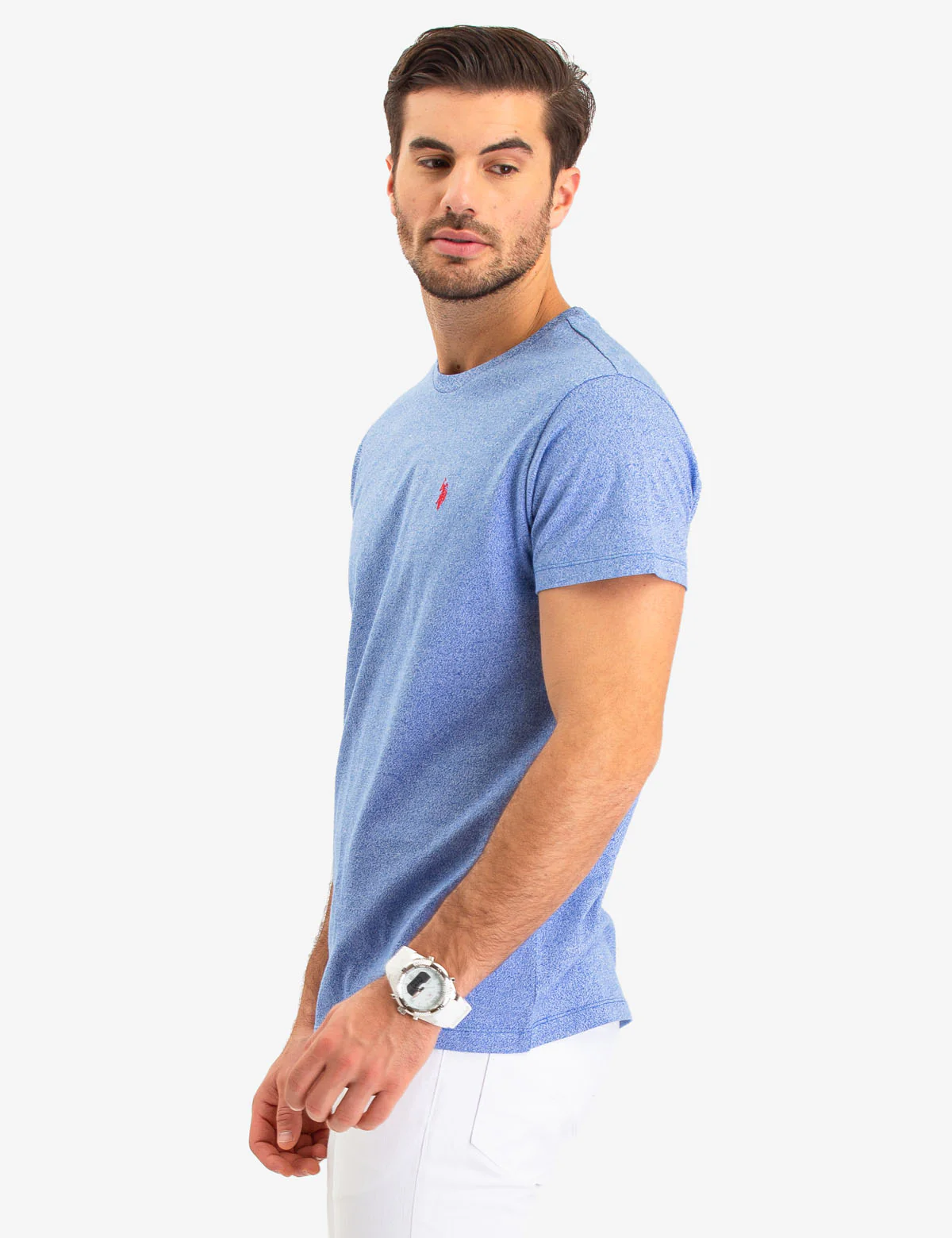 TWISTED YARN CREW NECK T-SHIRT - Image 3