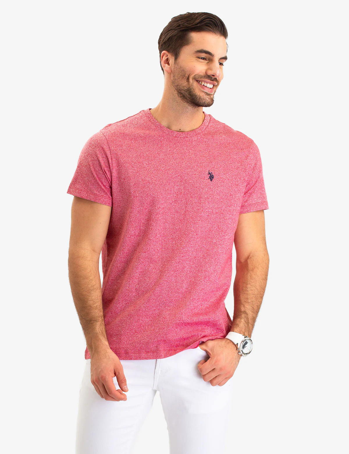 TWISTED YARN CREW NECK T-SHIRT - Image 5