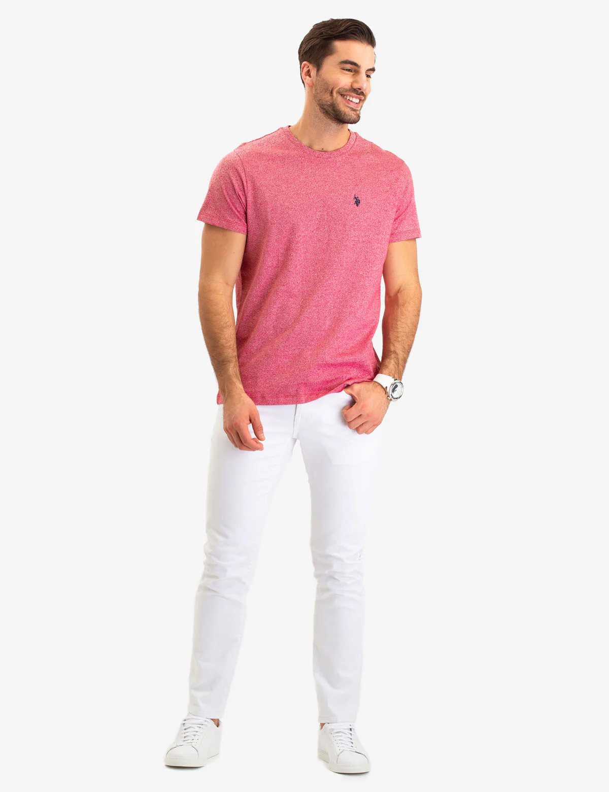 TWISTED YARN CREW NECK T-SHIRT - Image 6