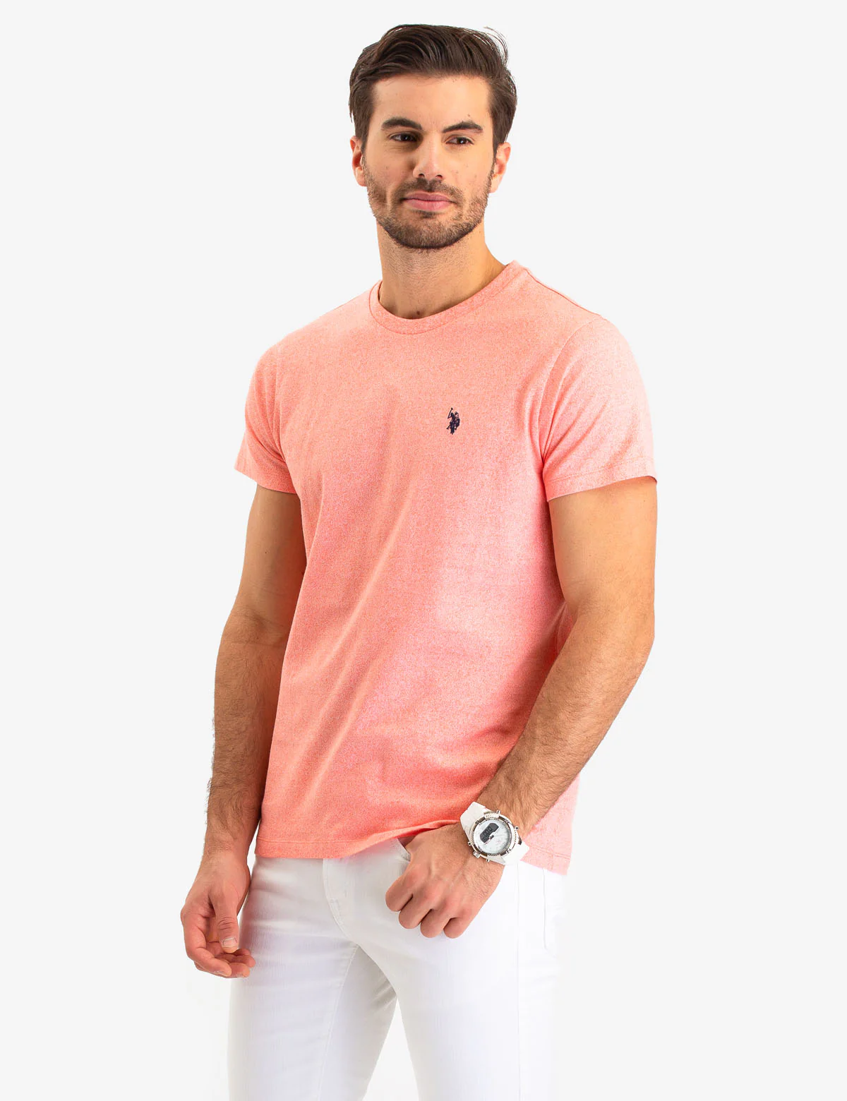 TWISTED YARN CREW NECK T-SHIRT - Image 8