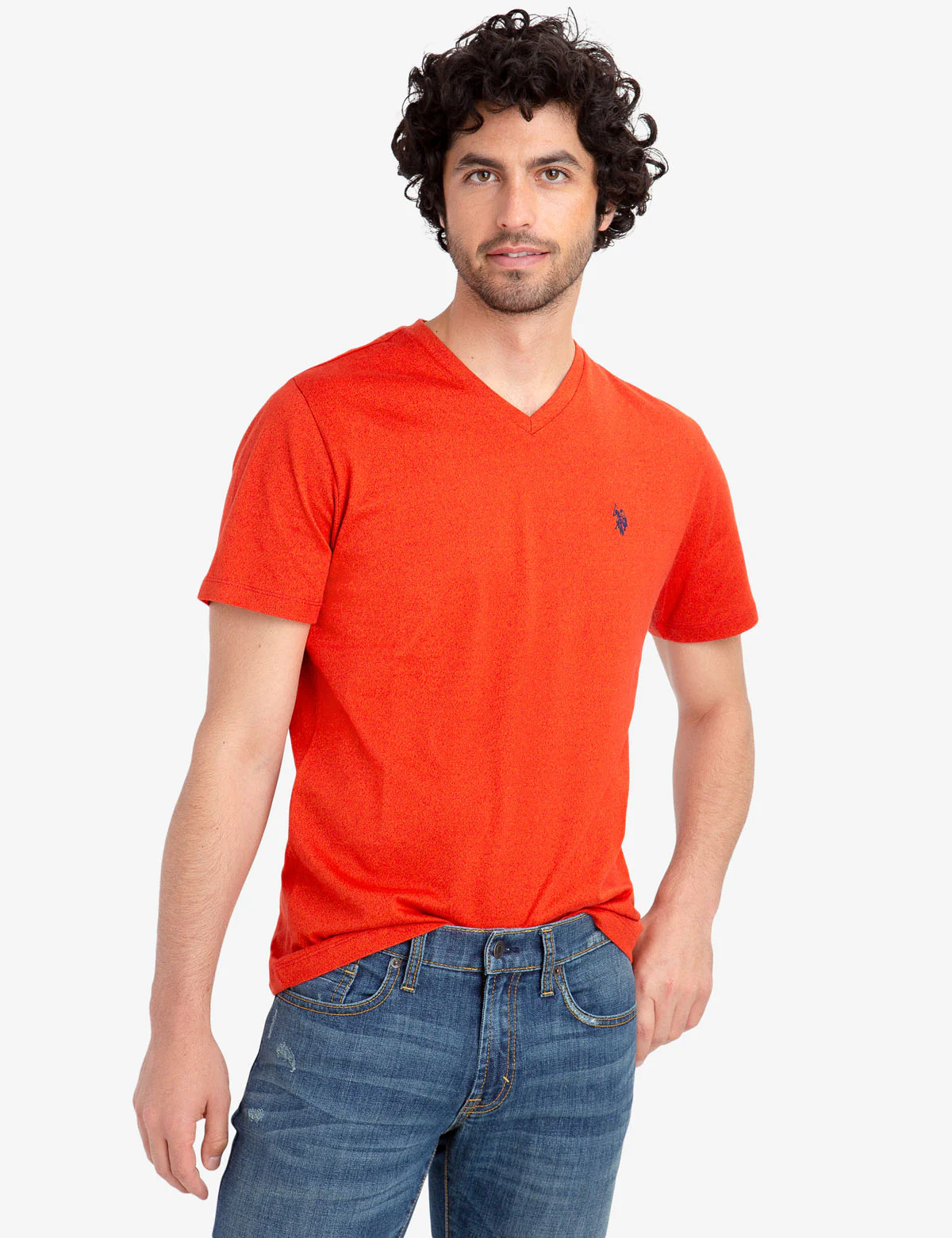 TWISTED YARN CREW NECK T-SHIRT