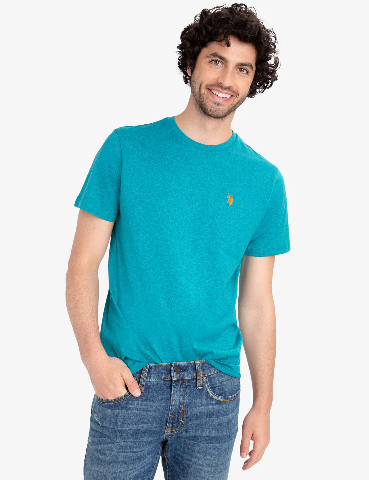 TWISTED YARN CREW NECK T-SHIRT - Image 2