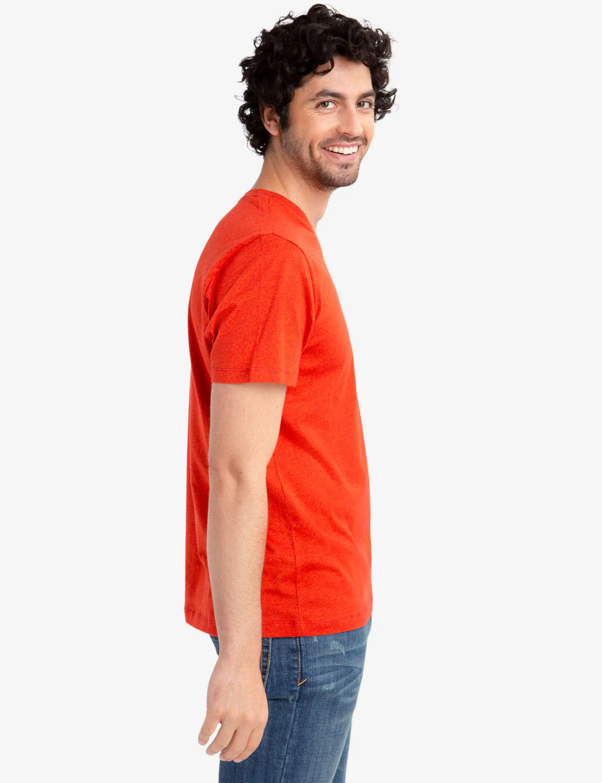 TWISTED YARN CREW NECK T-SHIRT - Image 4