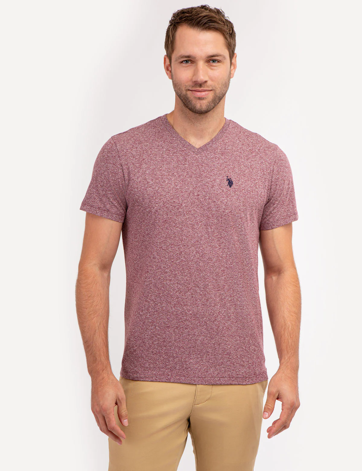 TWISTED YARN V-NECK T-SHIRT - Image 13