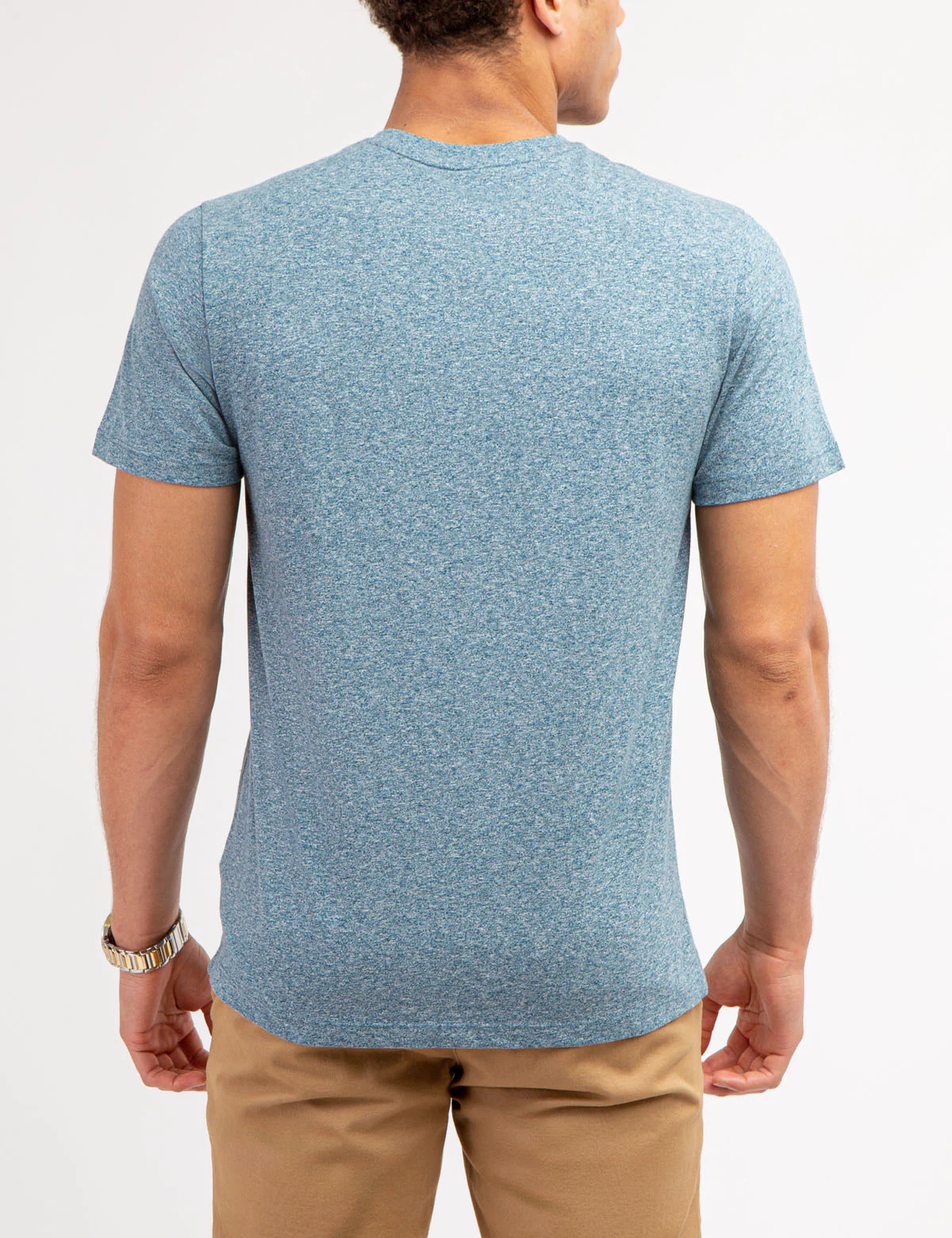 TWISTED YARN V-NECK T-SHIRT - Image 3