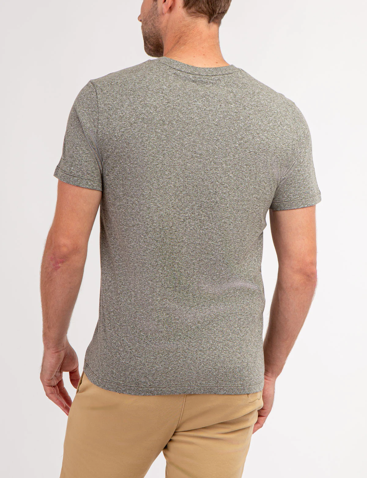 TWISTED YARN V-NECK T-SHIRT - Image 8