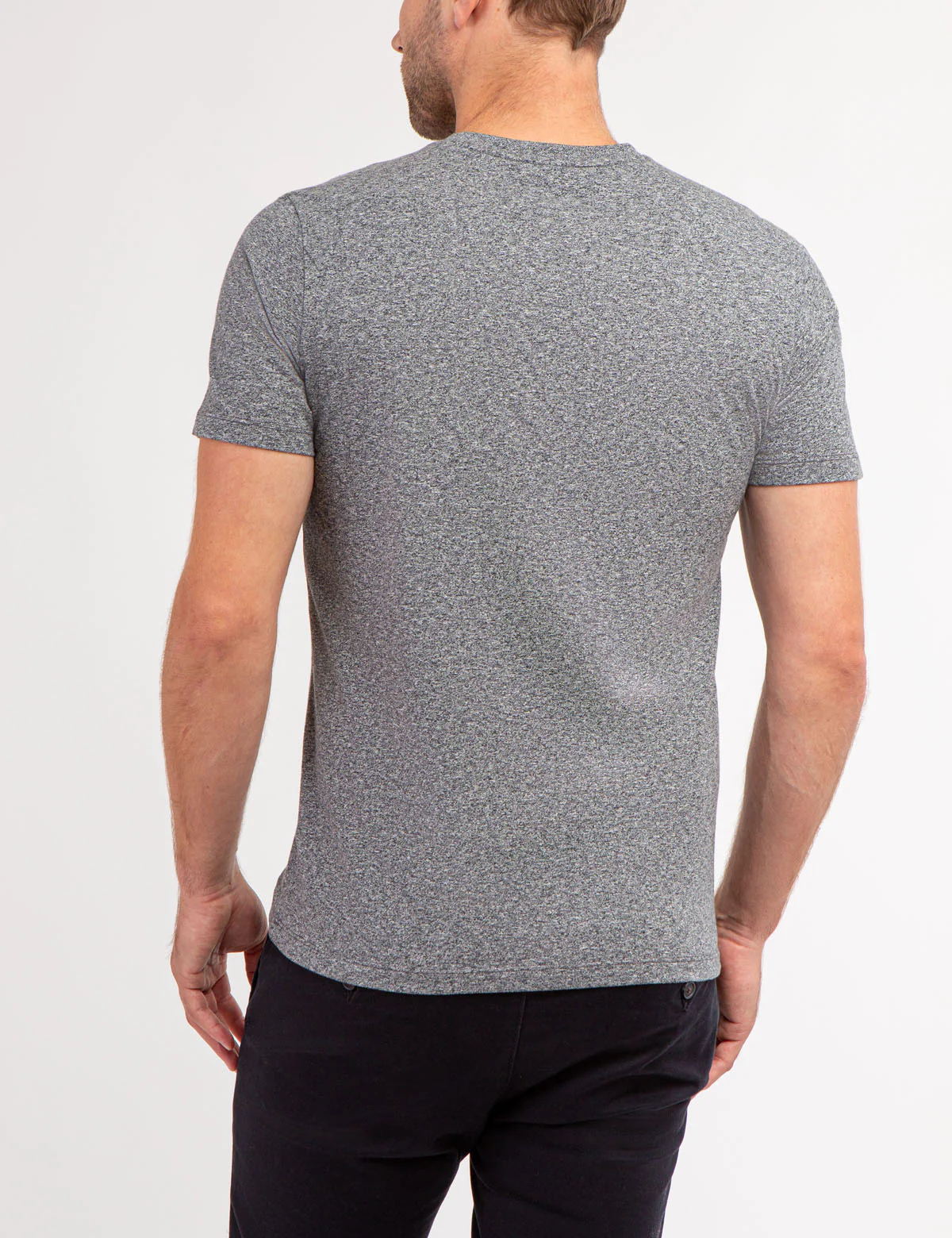 TWISTED YARN V-NECK T-SHIRT - Image 4