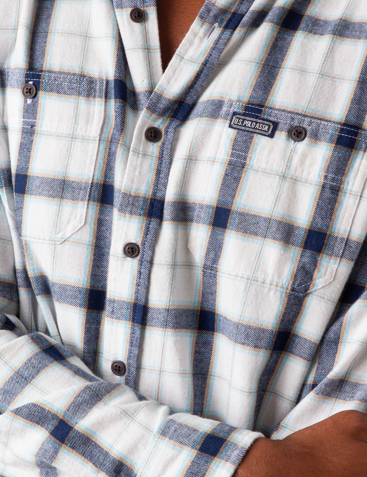 TWO POCKET PLAID UTILITY SHIRT - Image 5