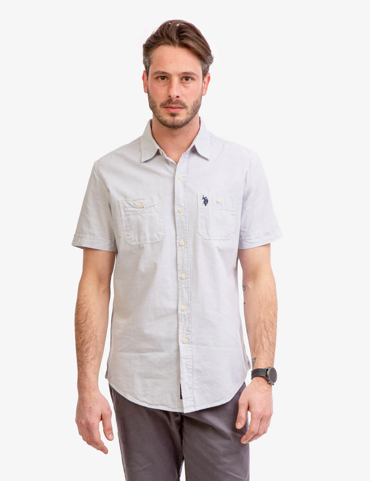 TWO POCKET UTILITY SHORT SLEEVE SHIRT - Image 2
