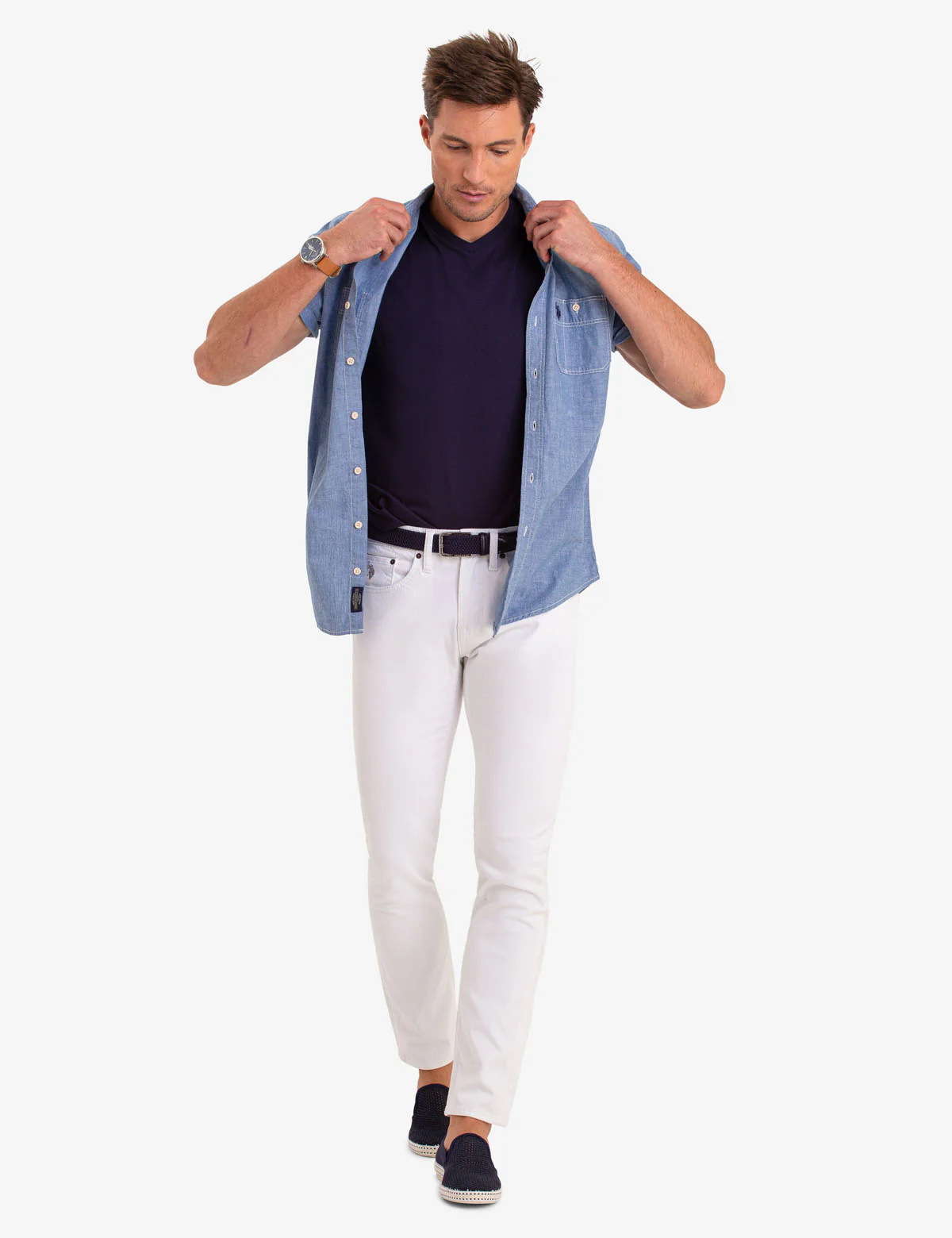 TWO POCKET UTILITY SHORT SLEEVE SHIRT - Image 2