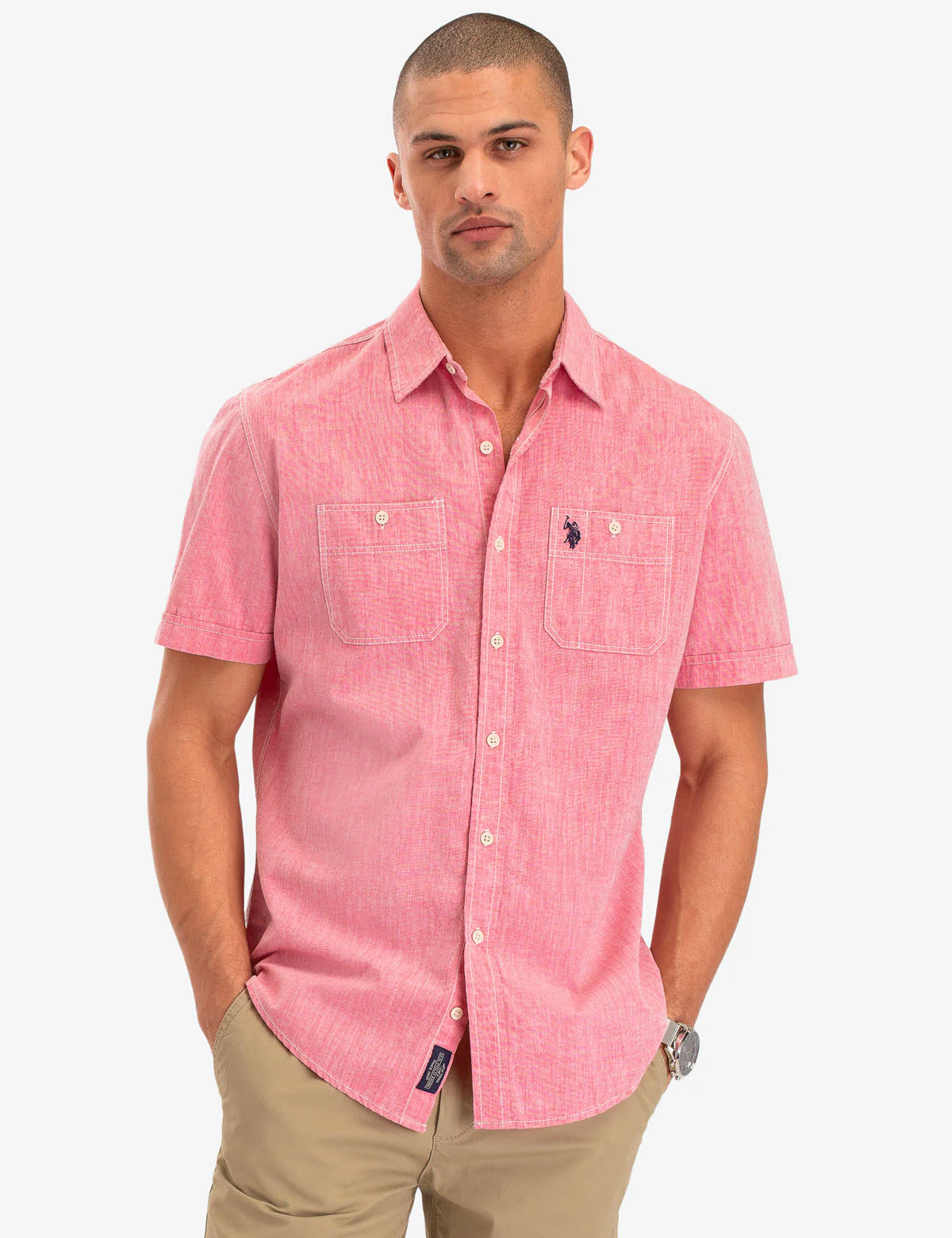 TWO POCKET UTILITY SHORT SLEEVE SHIRT - Image 5