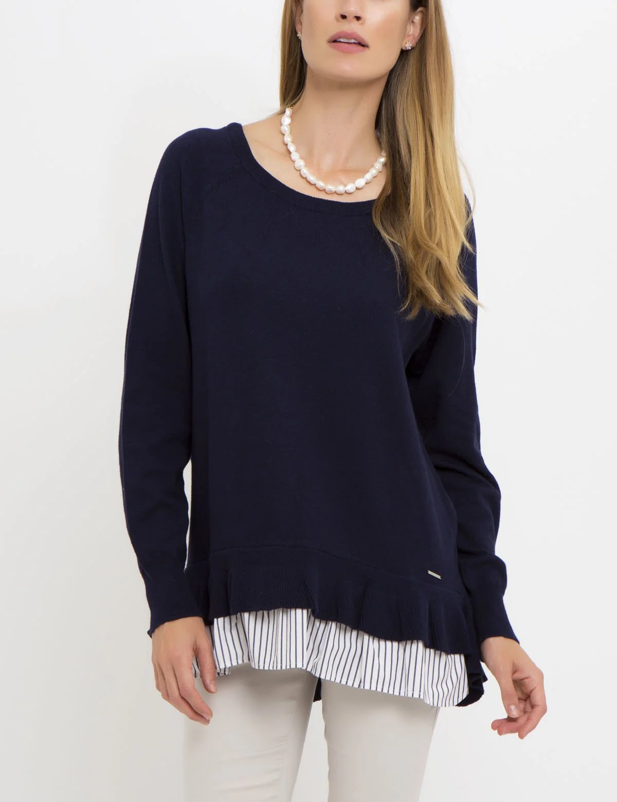 TWO TIER TWOFER SWEATER - Image 8
