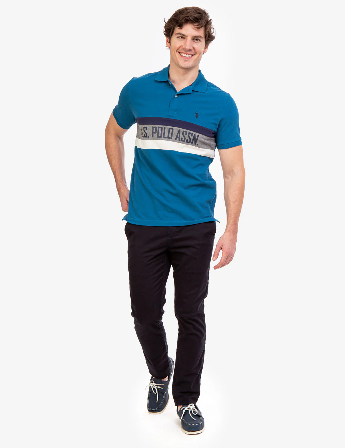 U.S. POLO ASSN. COLORBLOCK POLO SHIRT - Image 2