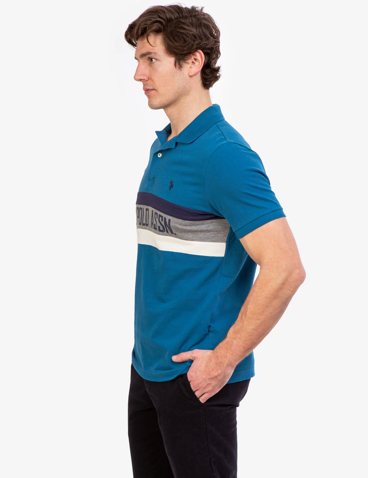 U.S. POLO ASSN. COLORBLOCK POLO SHIRT - Image 3