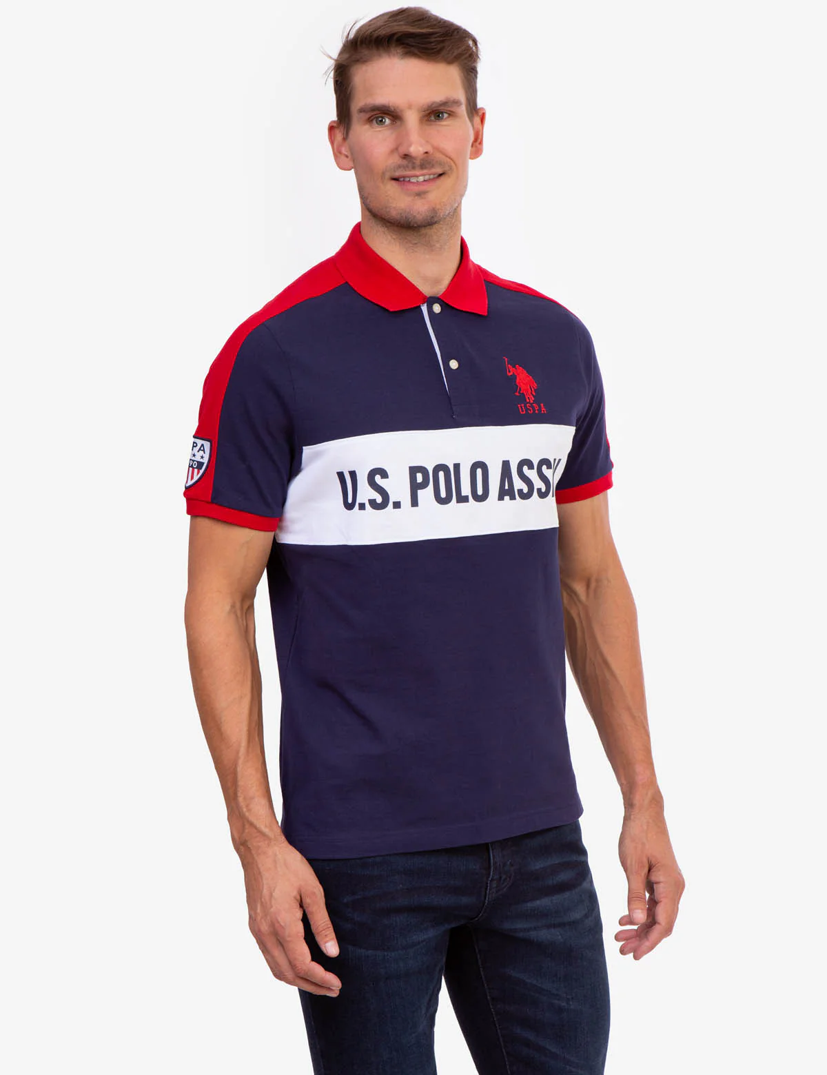 U.S. POLO ASSN. COLORBLOCK POLO SHIRT