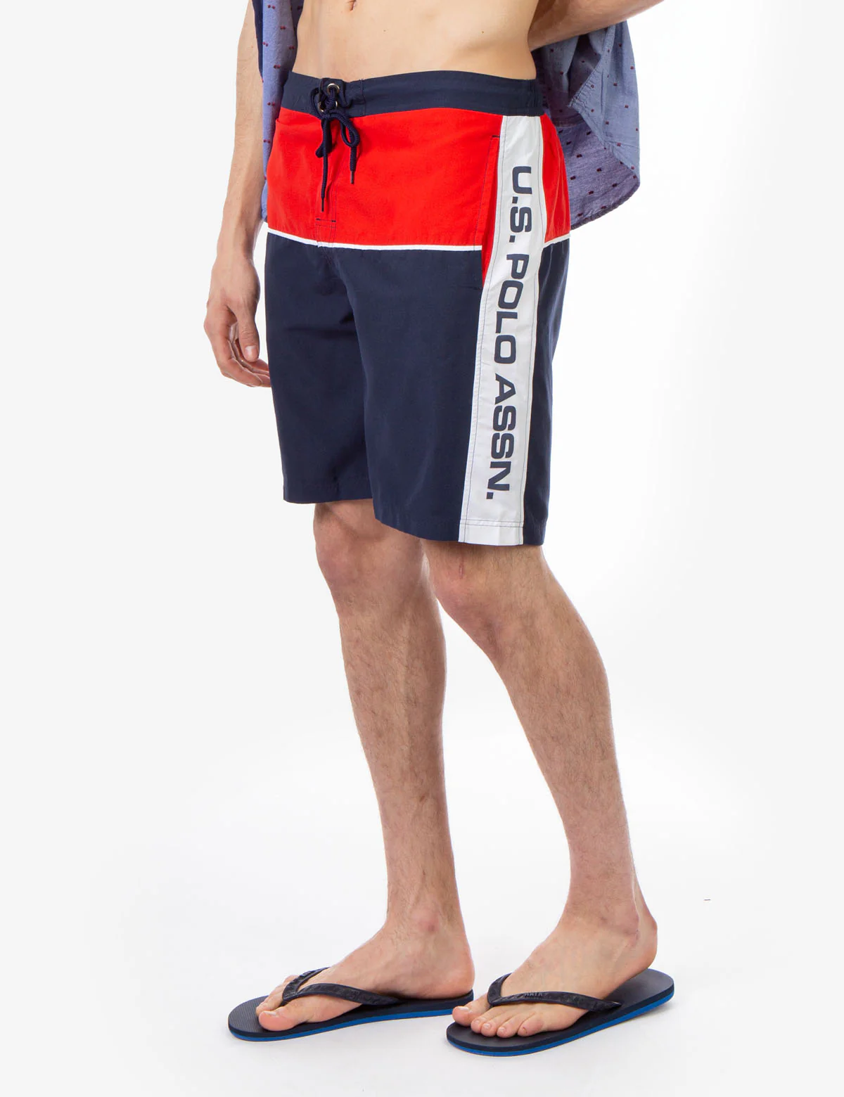U.S. POLO ASSN. COLORBLOCK SWIM TRUNKS