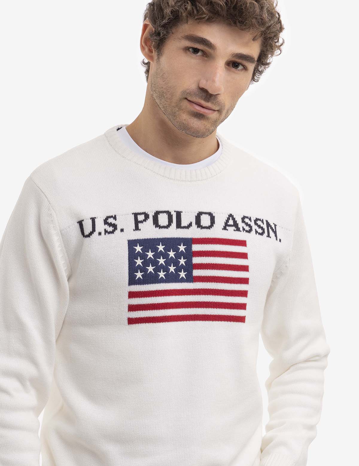U.S. POLO ASSN. FLAG CREW NECK SWEATER - Image 6