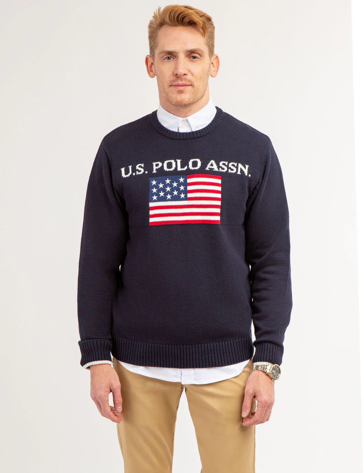 U.S. POLO ASSN. FLAG CREW NECK SWEATER - Image 5