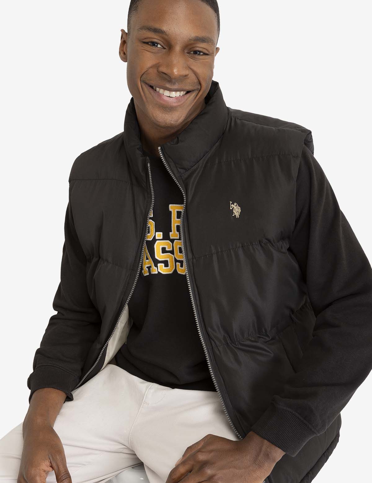 U.S. POLO ASSN. FRENCH TERRY APPLIQUE PULLOVER - Image 5