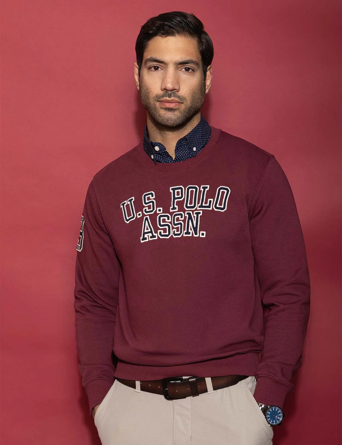 U.S. POLO ASSN. FRENCH TERRY APPLIQUE PULLOVER - Image 6