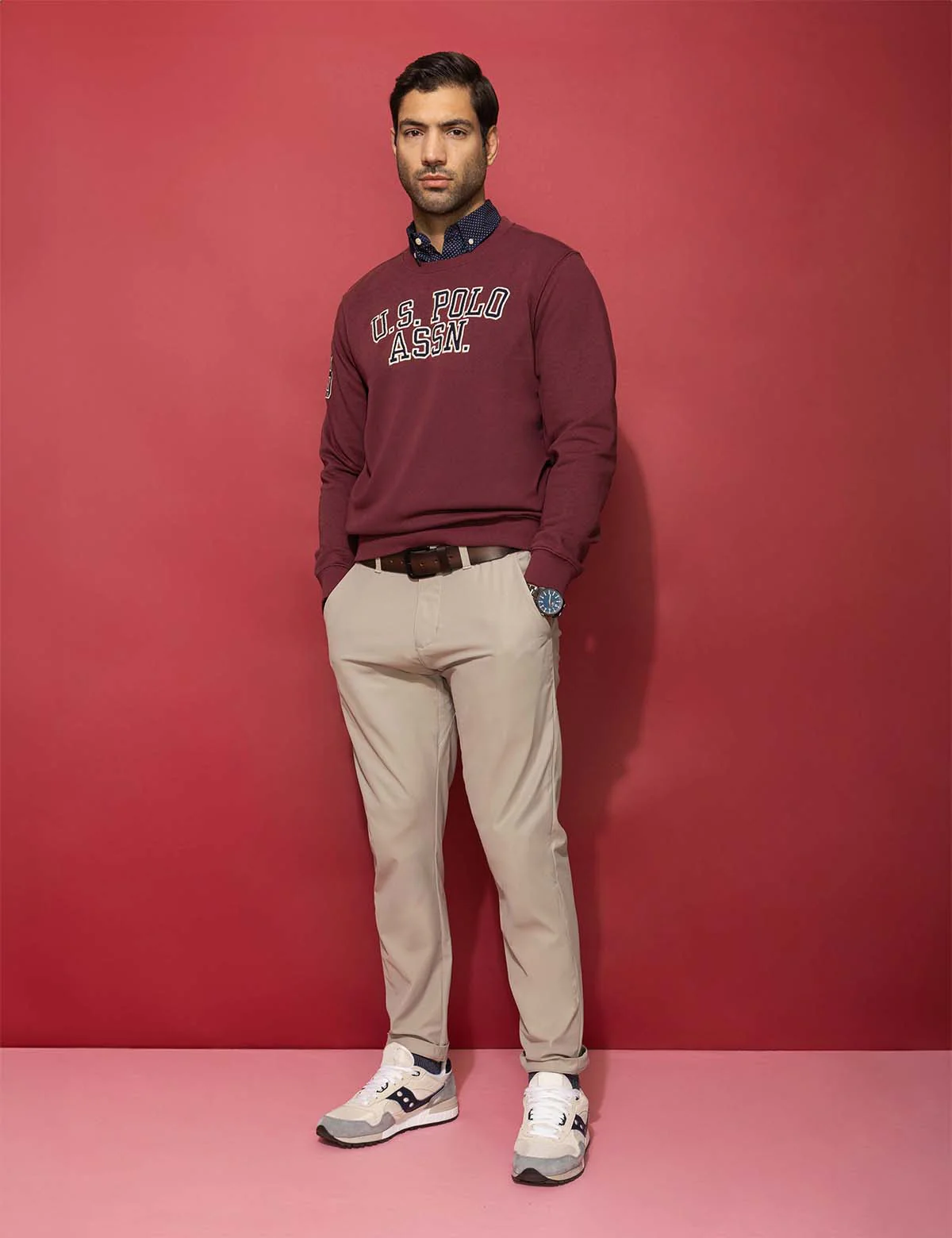 U.S. POLO ASSN. FRENCH TERRY APPLIQUE PULLOVER - Image 7