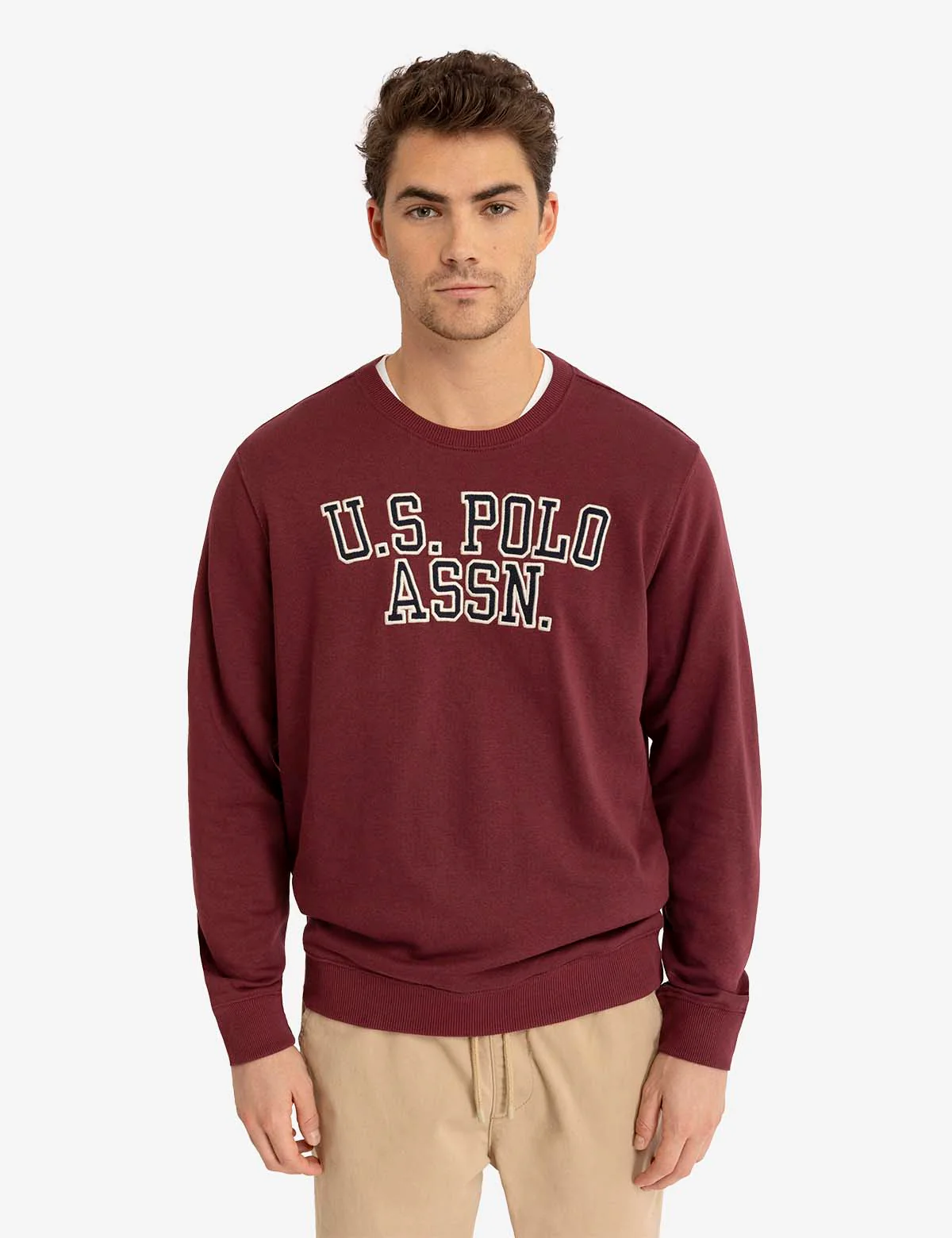 U.S. POLO ASSN. FRENCH TERRY APPLIQUE PULLOVER - Image 8