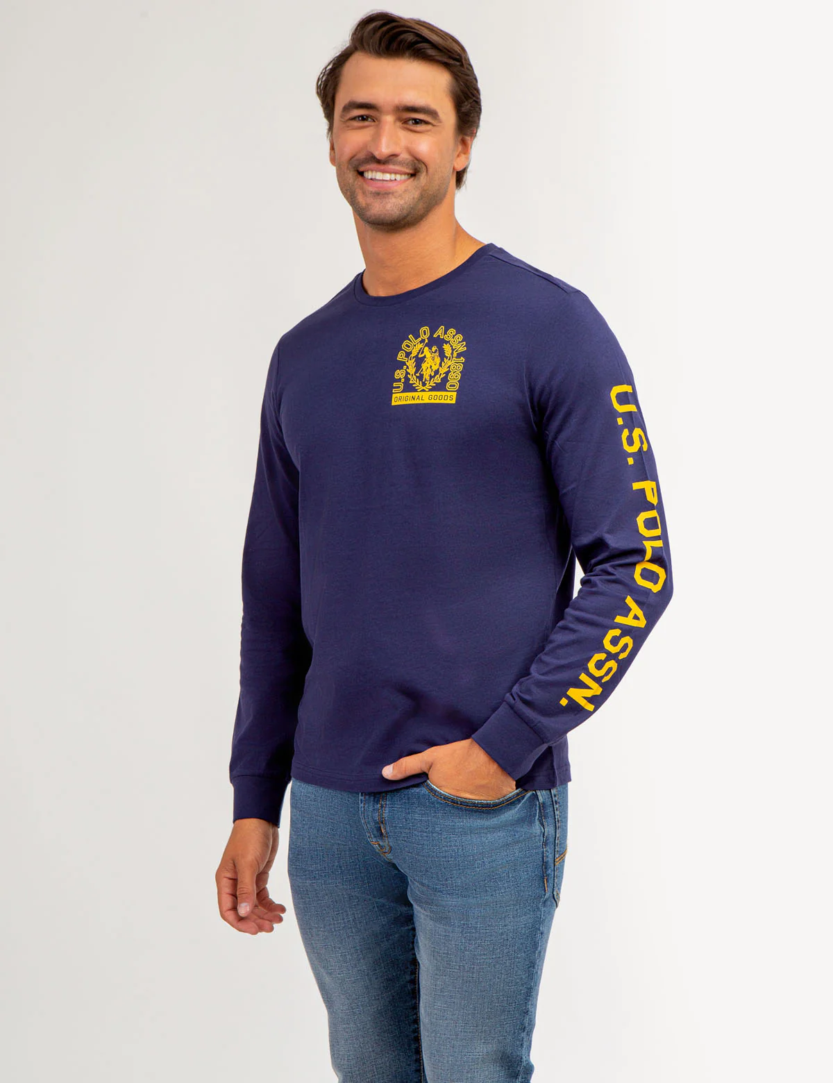 U.S. POLO ASSN. GRAPHIC LONG SLEEVE T-SHIRT