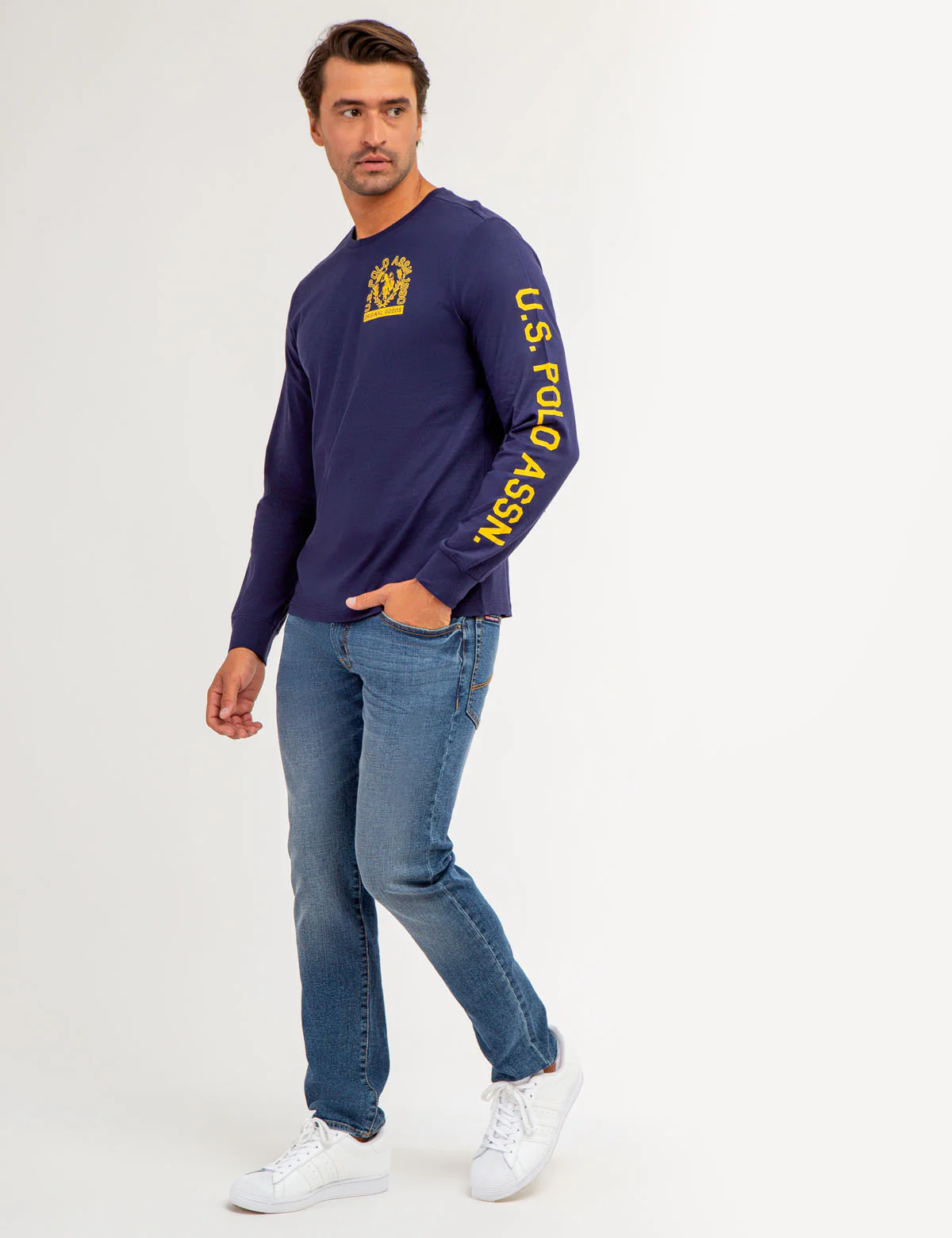 U.S. POLO ASSN. GRAPHIC LONG SLEEVE T-SHIRT - Image 2