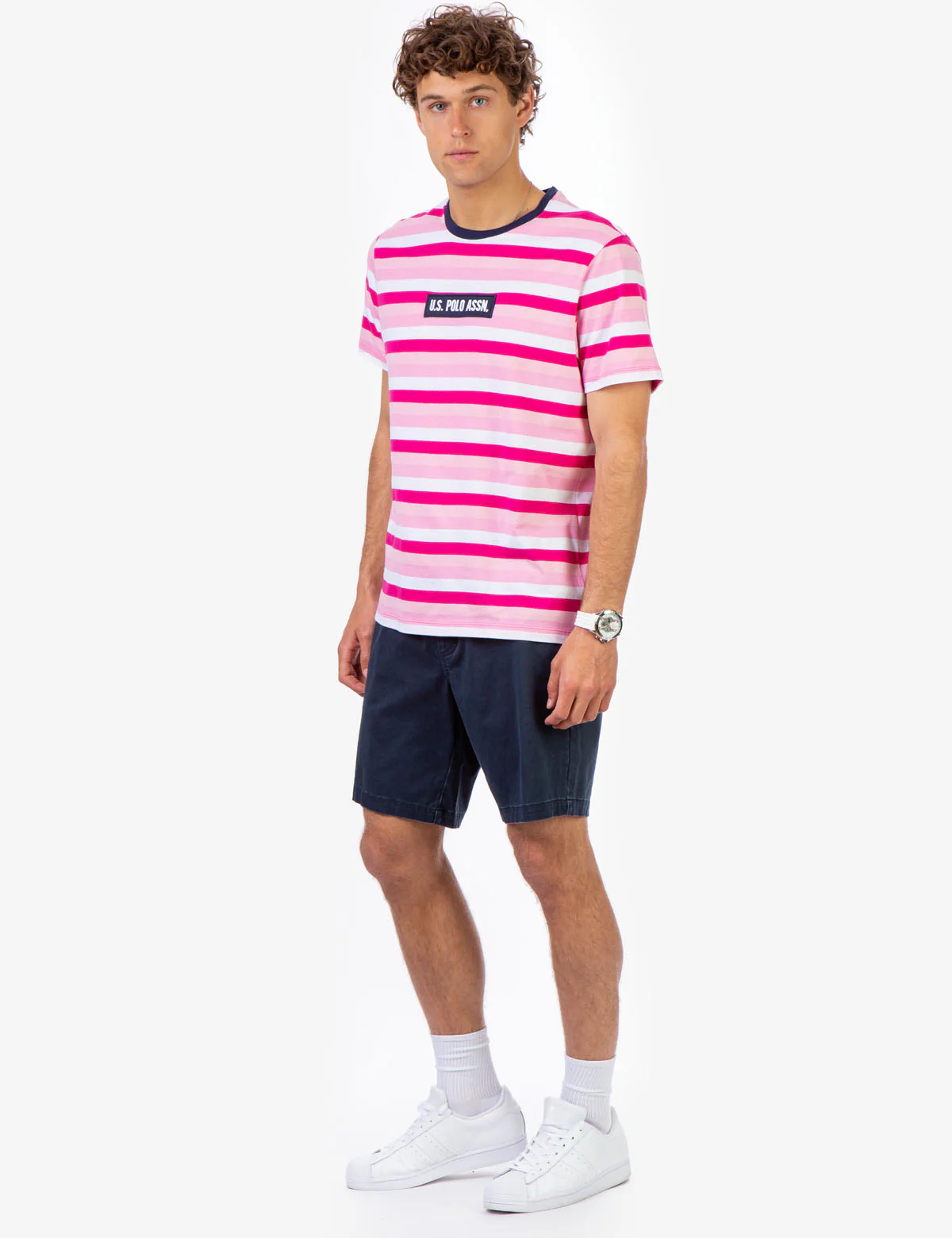 U.S. POLO ASSN. MULTI STRIPE T-SHIRT - Image 2