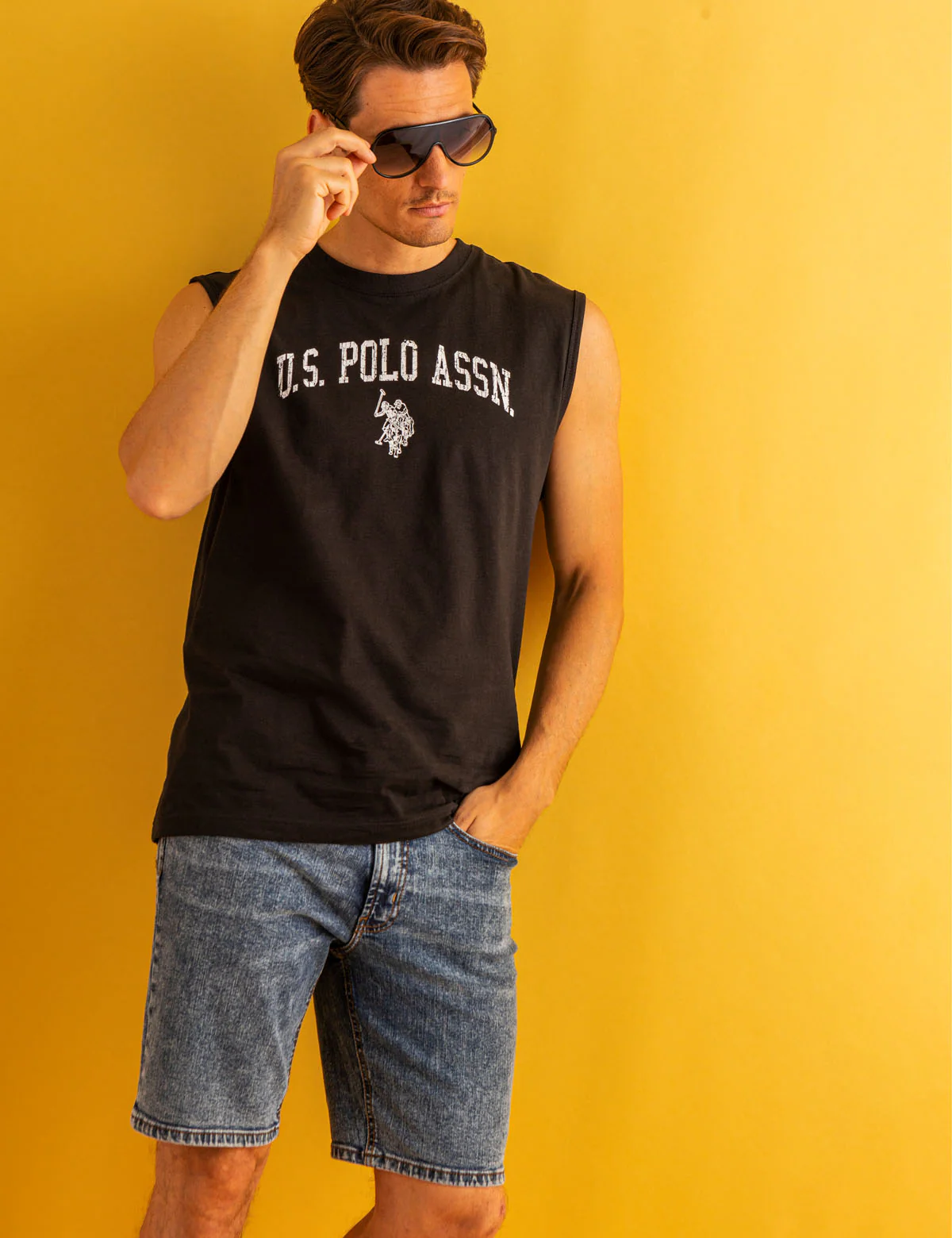 U.S. POLO ASSN. PRINTED JERSEY MUSCLE TANK - Image 4