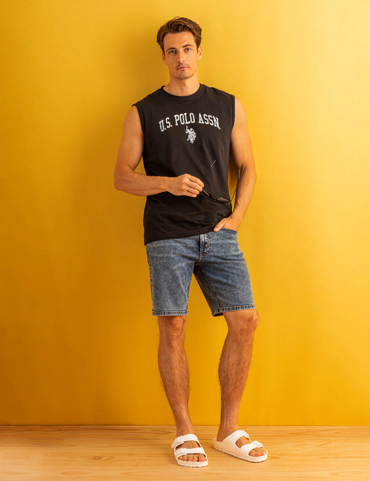 U.S. POLO ASSN. PRINTED JERSEY MUSCLE TANK - Image 5