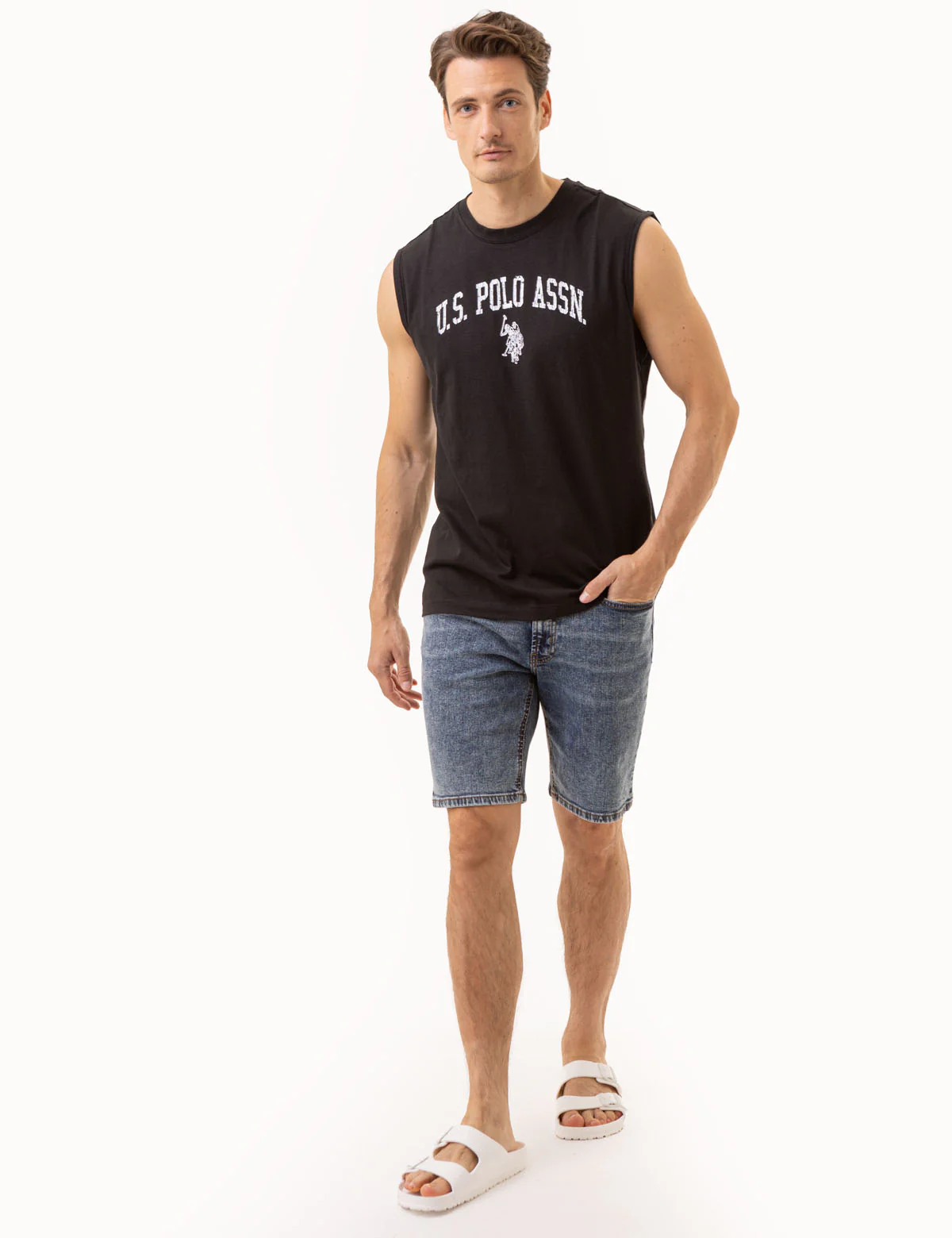 U.S. POLO ASSN. PRINTED JERSEY MUSCLE TANK - Image 7