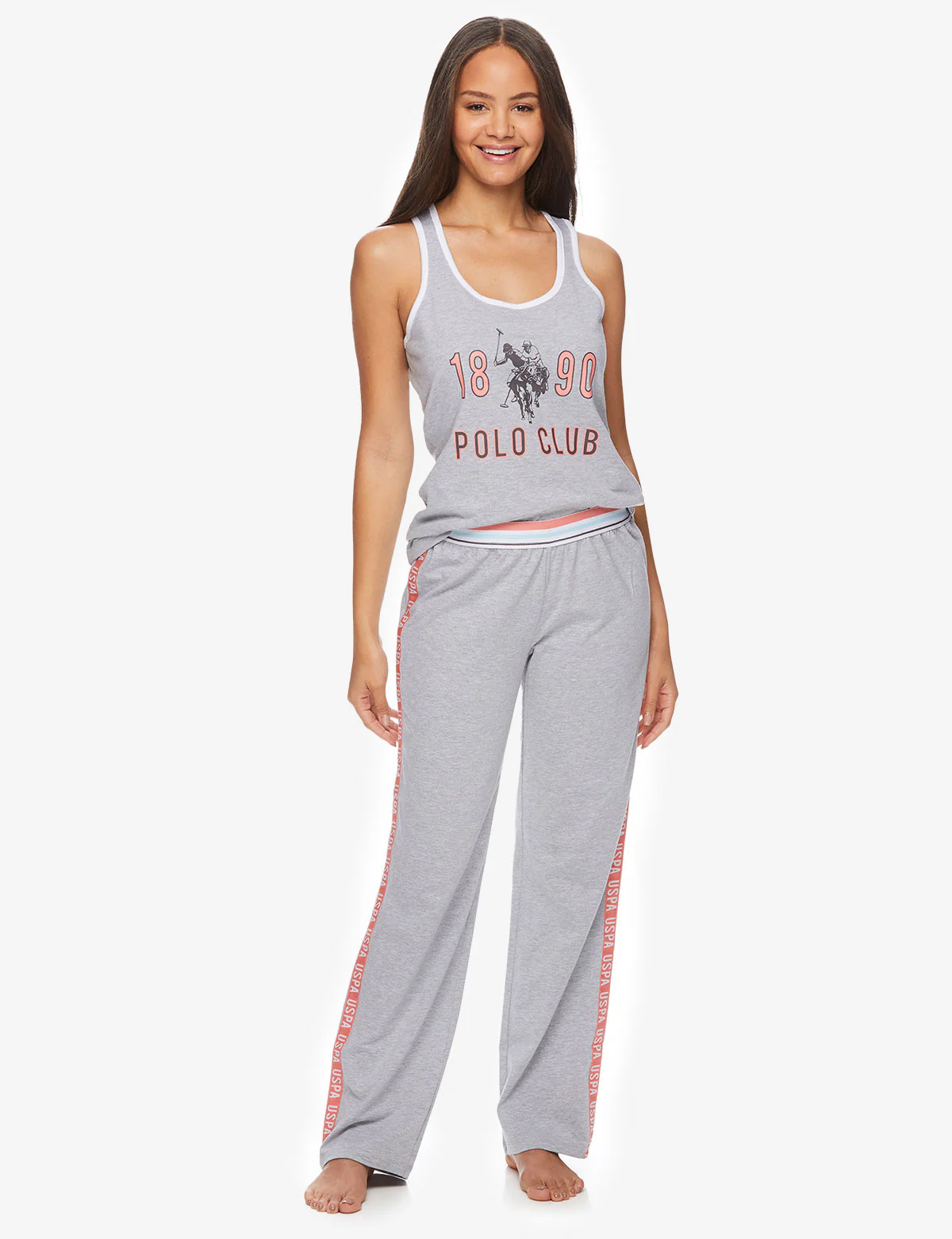 U.S. POLO ASSN. SLEEVELESS LOGO LOUNGE SET - Image 5
