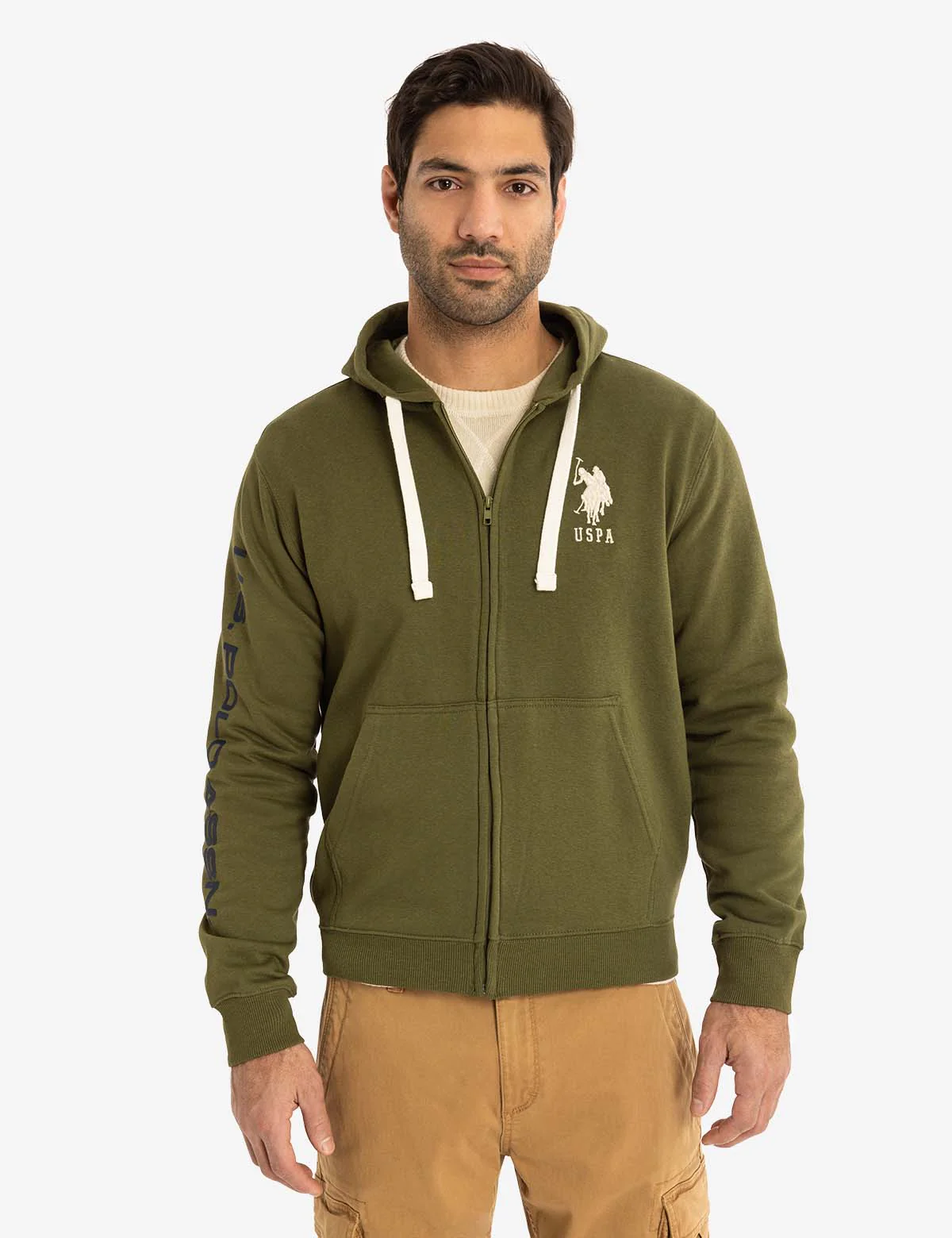 U.S. POLO ASSN. SOLID FLEECE FULL ZIP HOODIE - Image 7